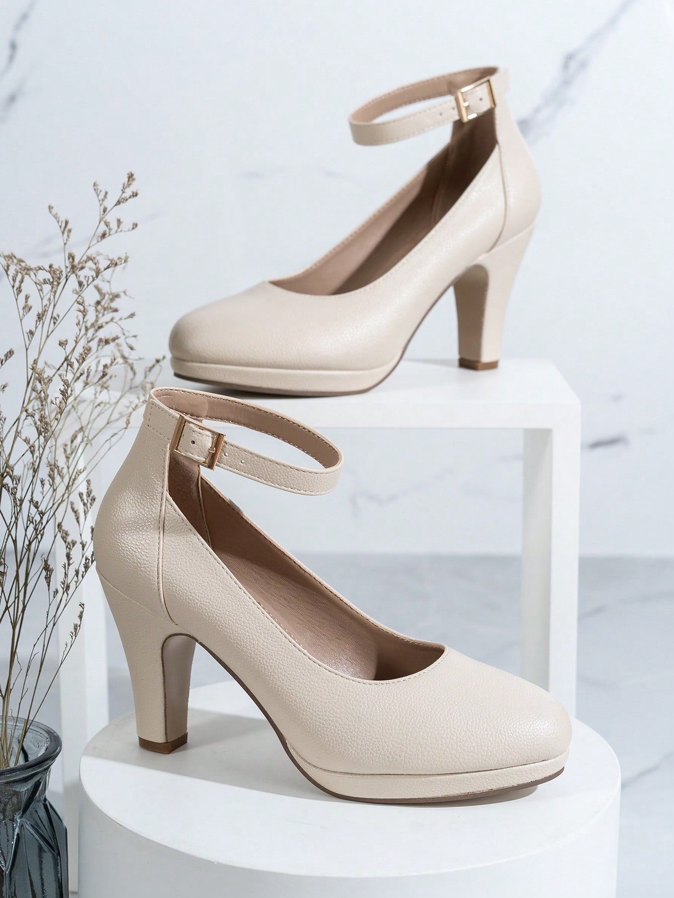 In Beige Women Pumps