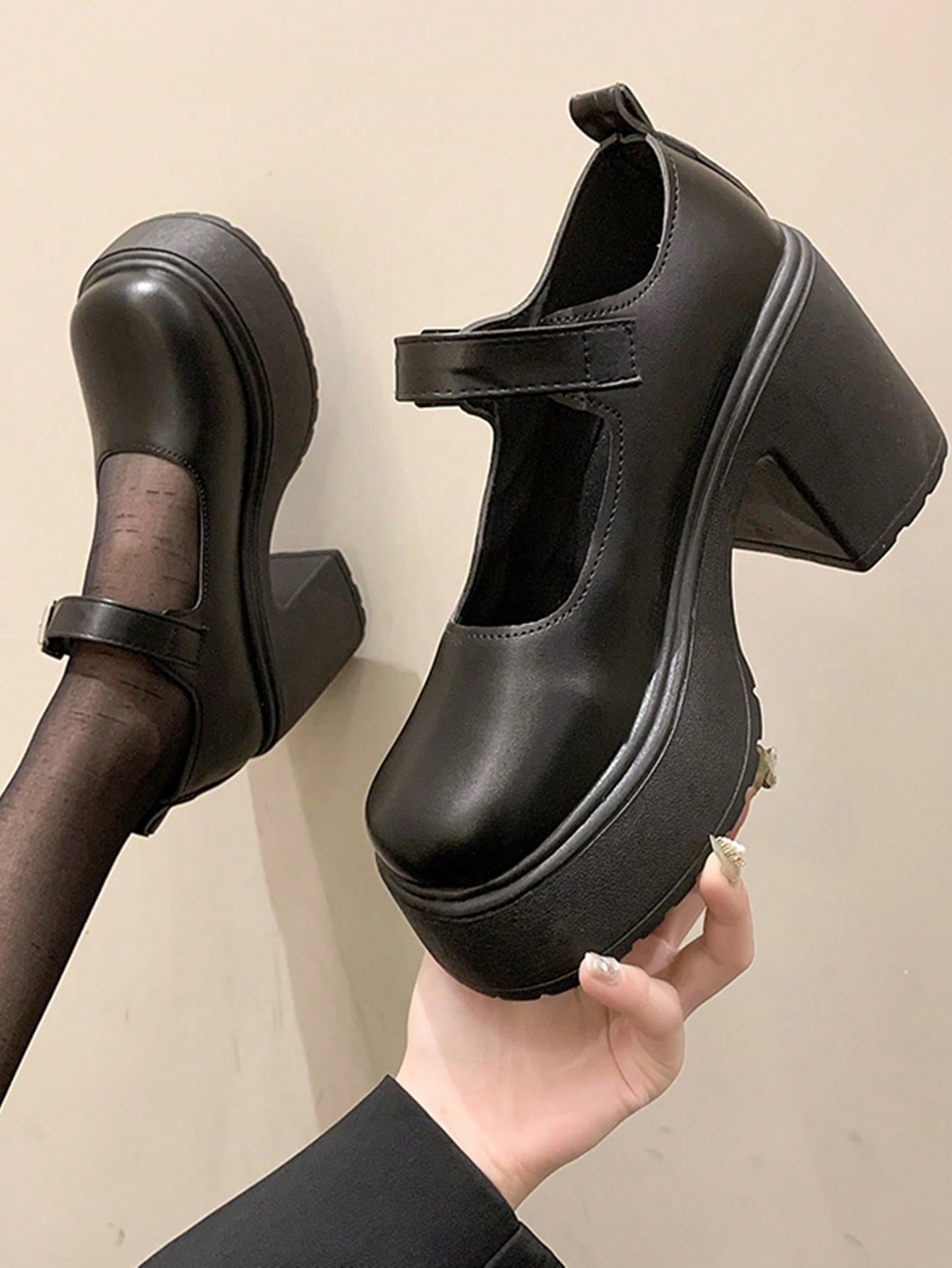 In Black Women Wedges & Flatform