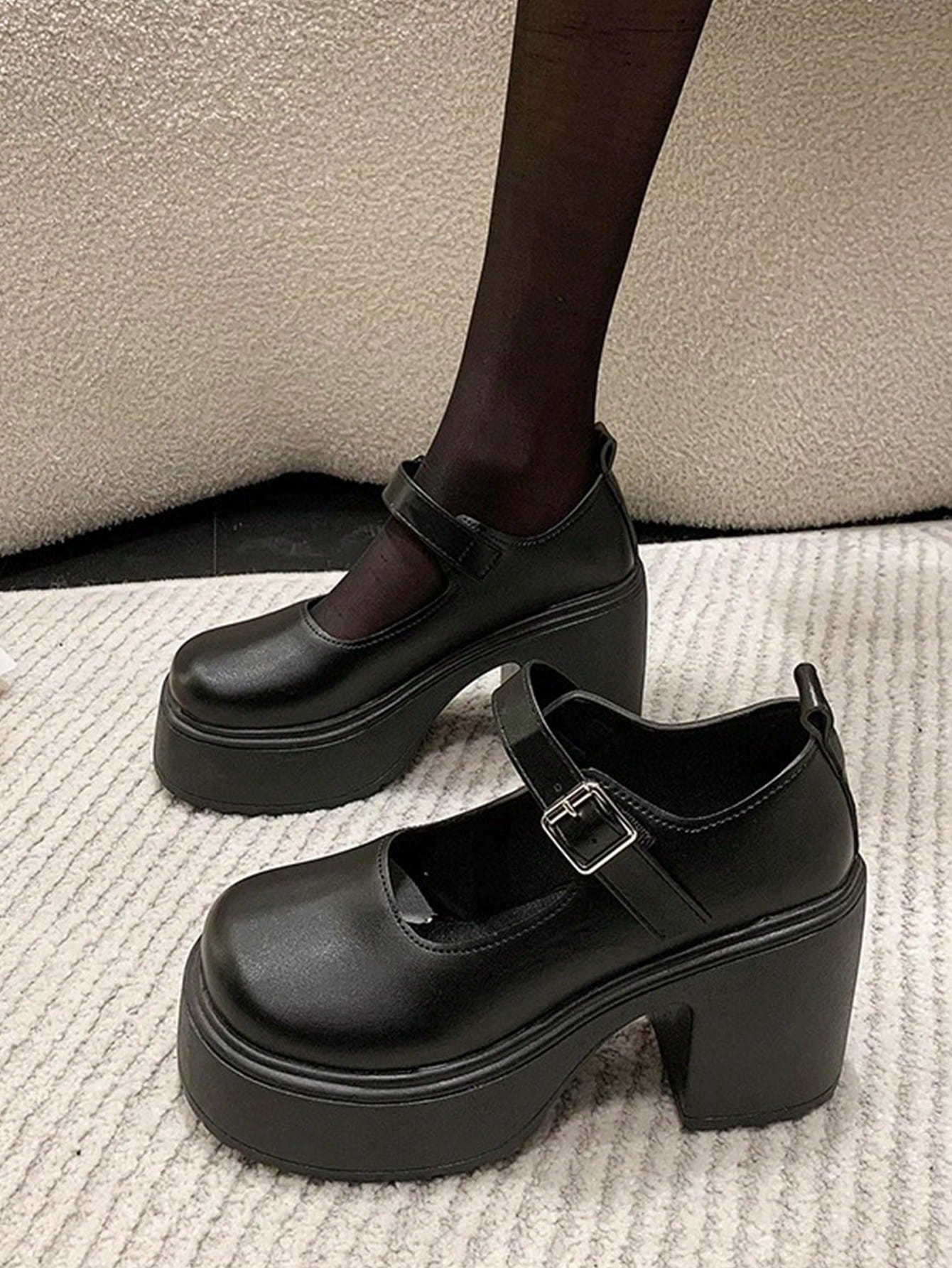 In Black Women Wedges & Flatform