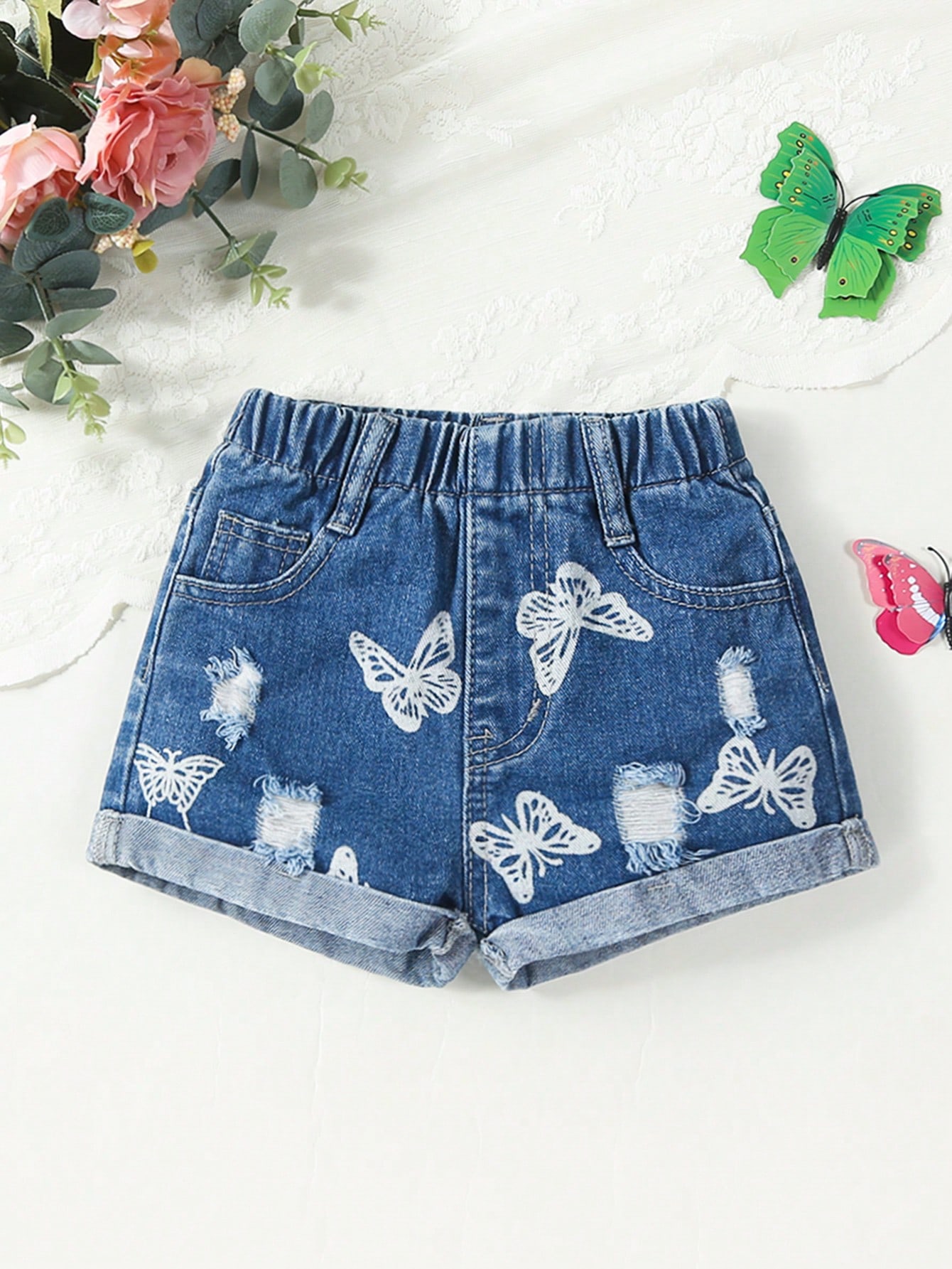 Young Girls Denim Shorts