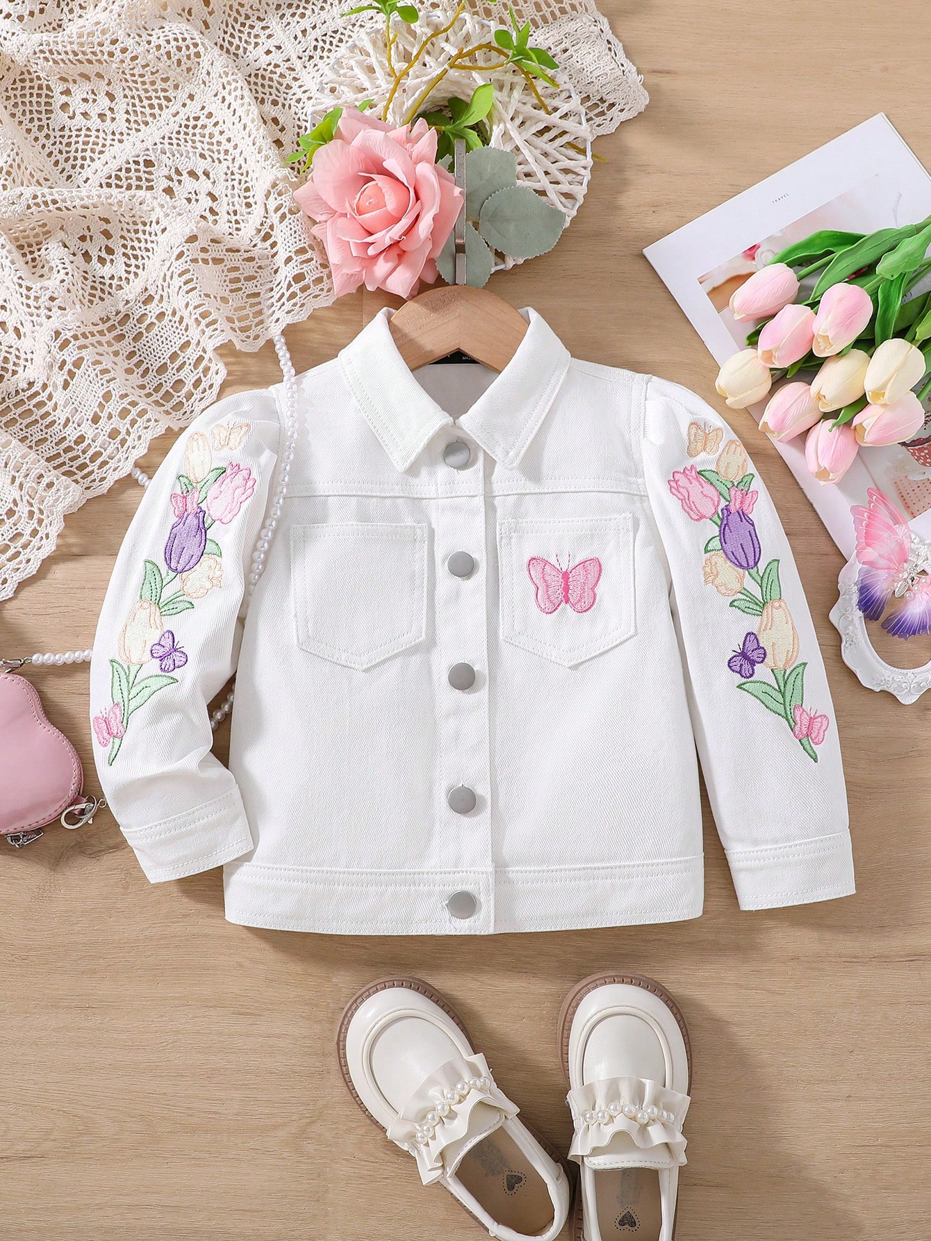 Young Girls Denim Jackets & Coats