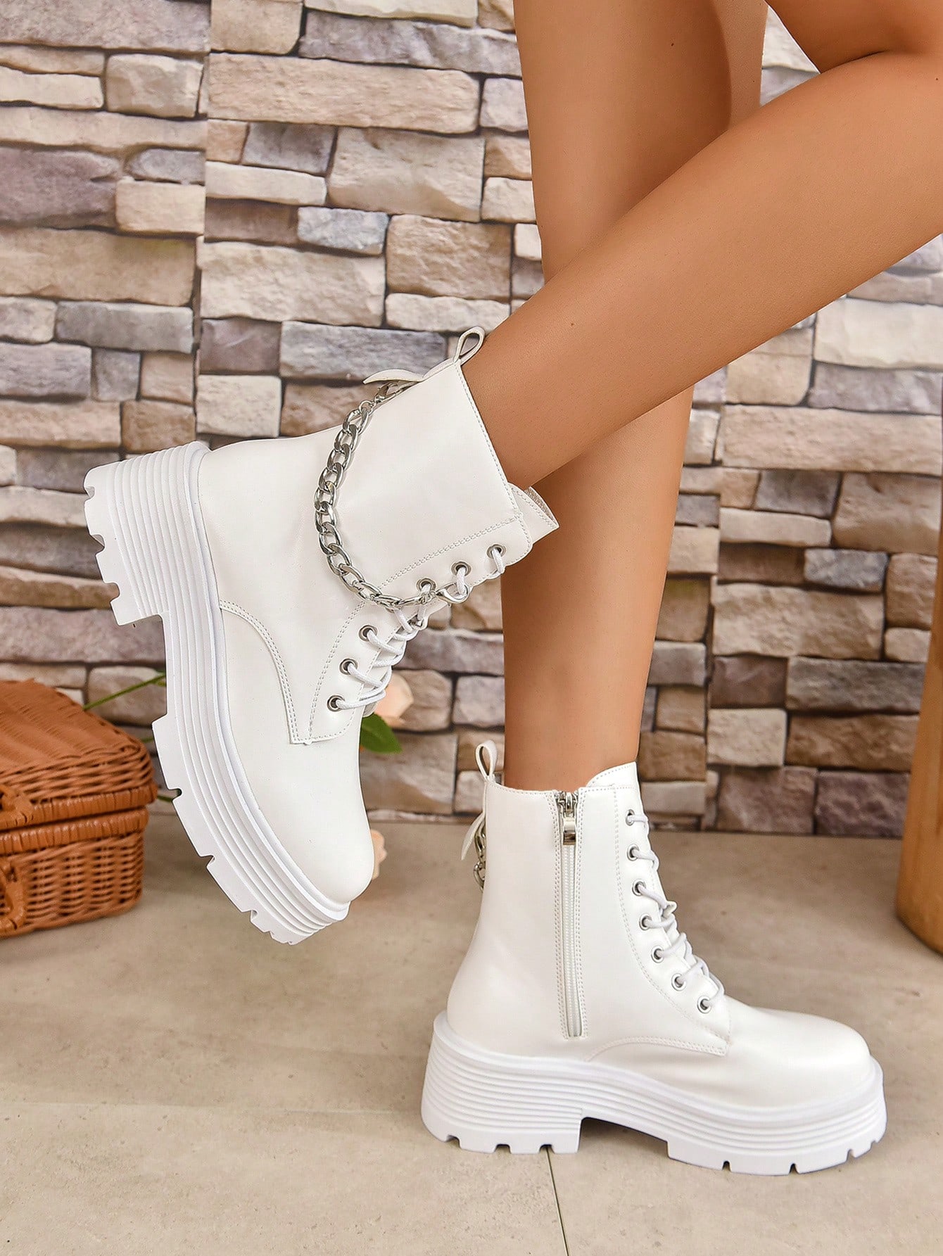 In White Women Ankle Boots & Booties