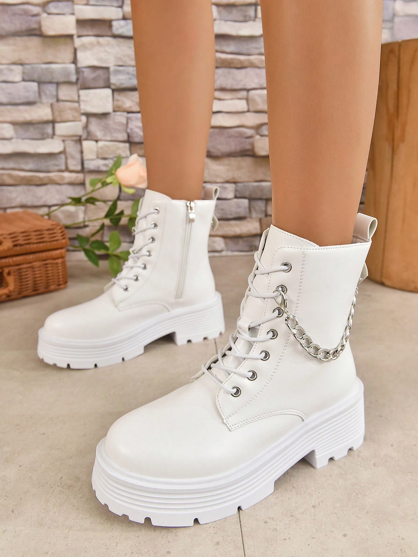 In White Women Ankle Boots & Booties