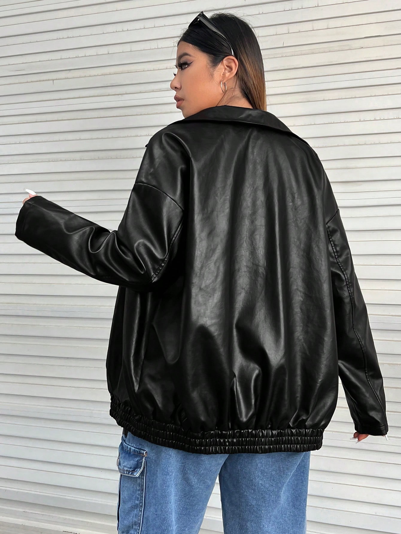 In Black Plus Size Jackets