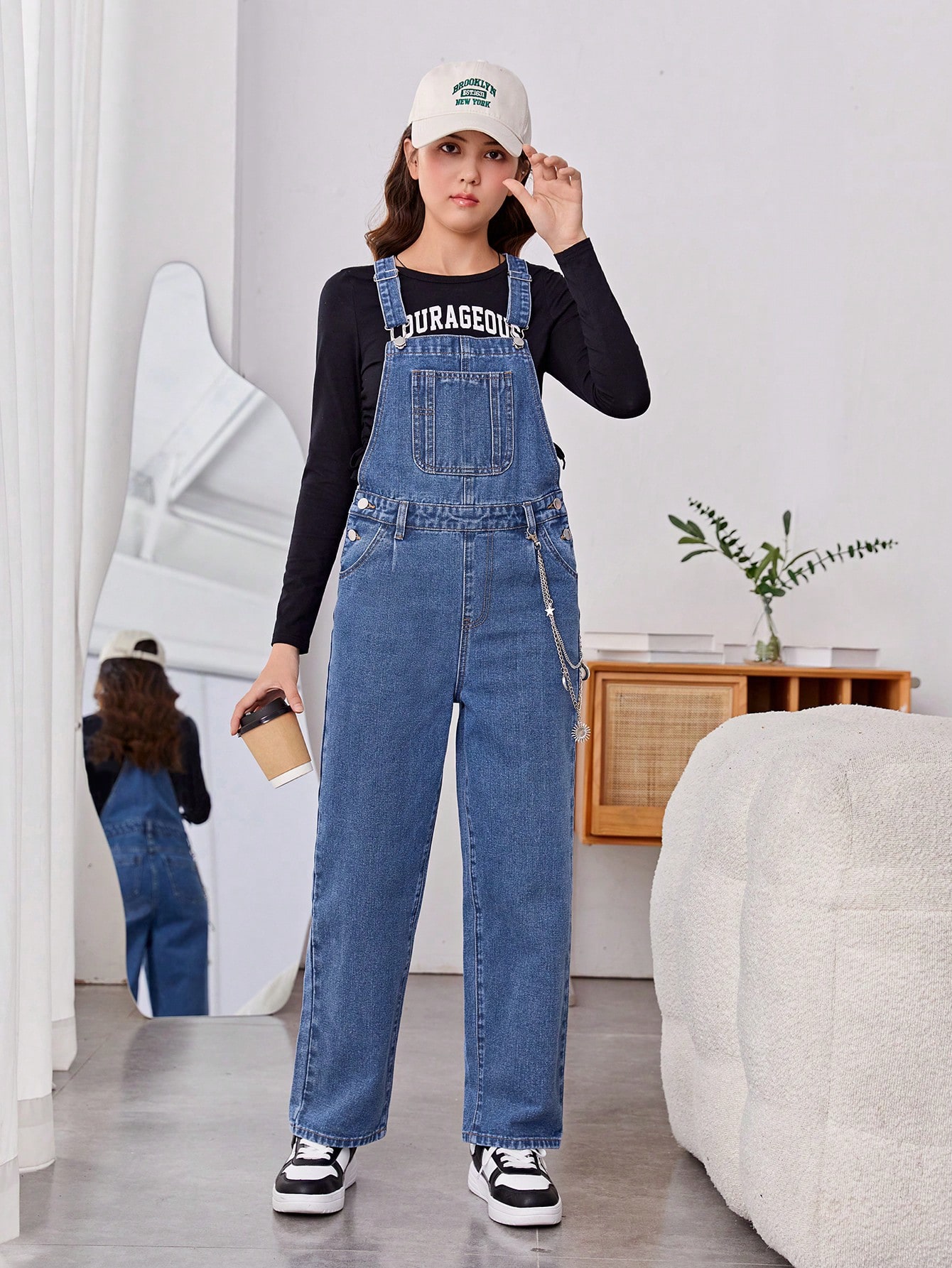 Teen Girls Denim Overalls & Jumpsuits