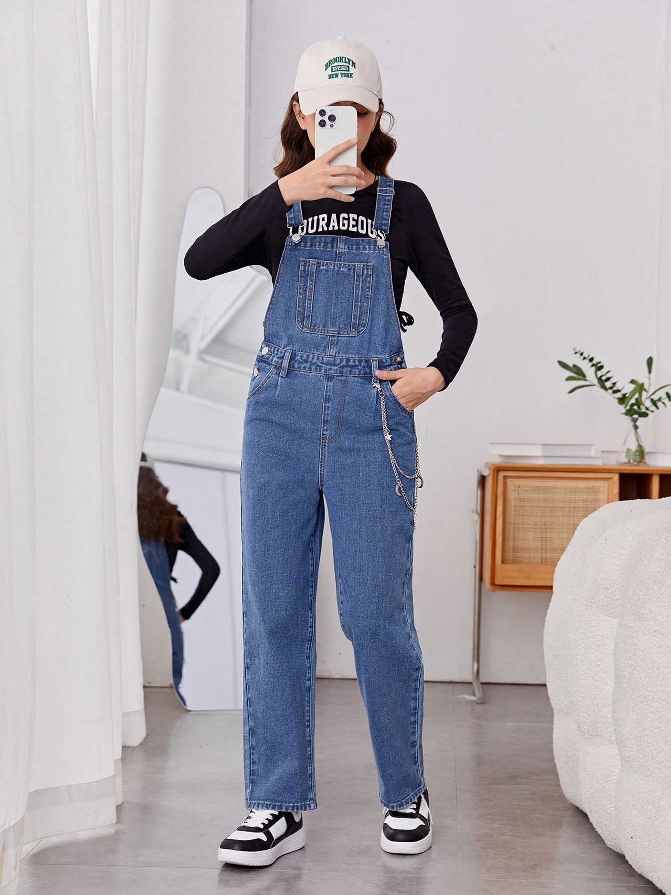 Teen Girls Denim Overalls & Jumpsuits