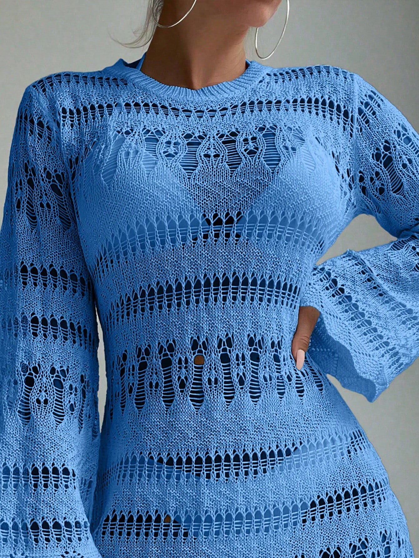 In Blue Women Cover Ups