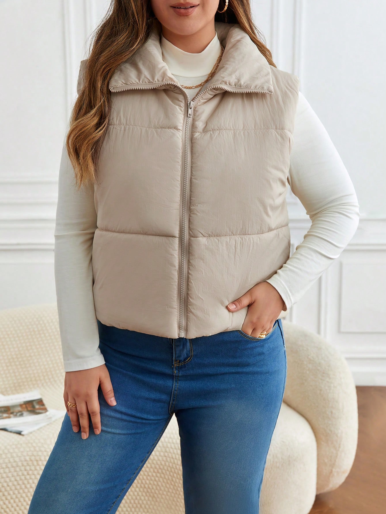 In Casual Plus Size Winter Coats