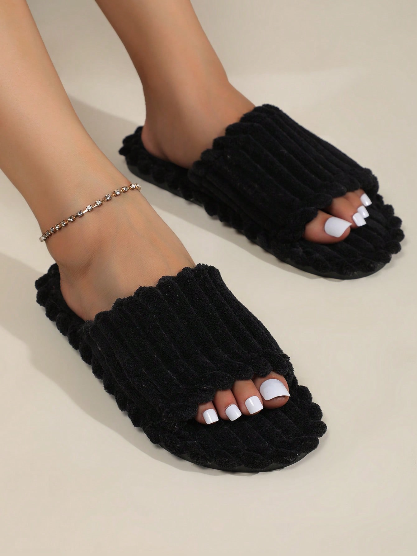 In Black Women Home Slippers