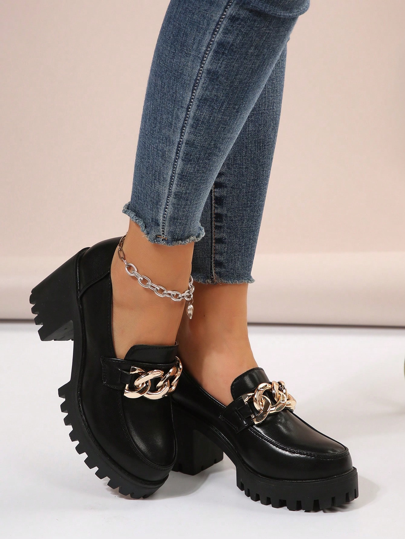 In Black Women Wedges & Flatform