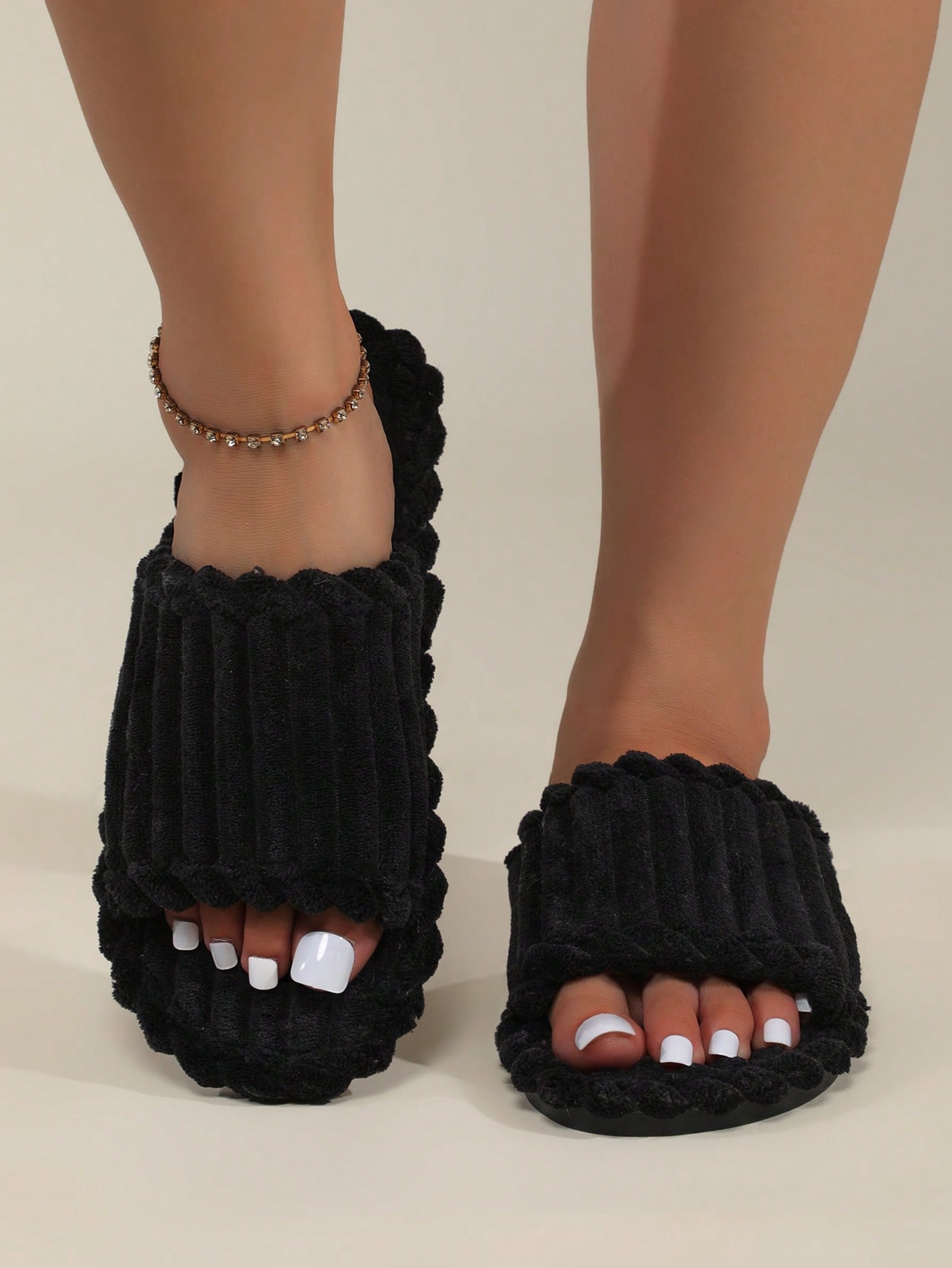 In Black Women Home Slippers