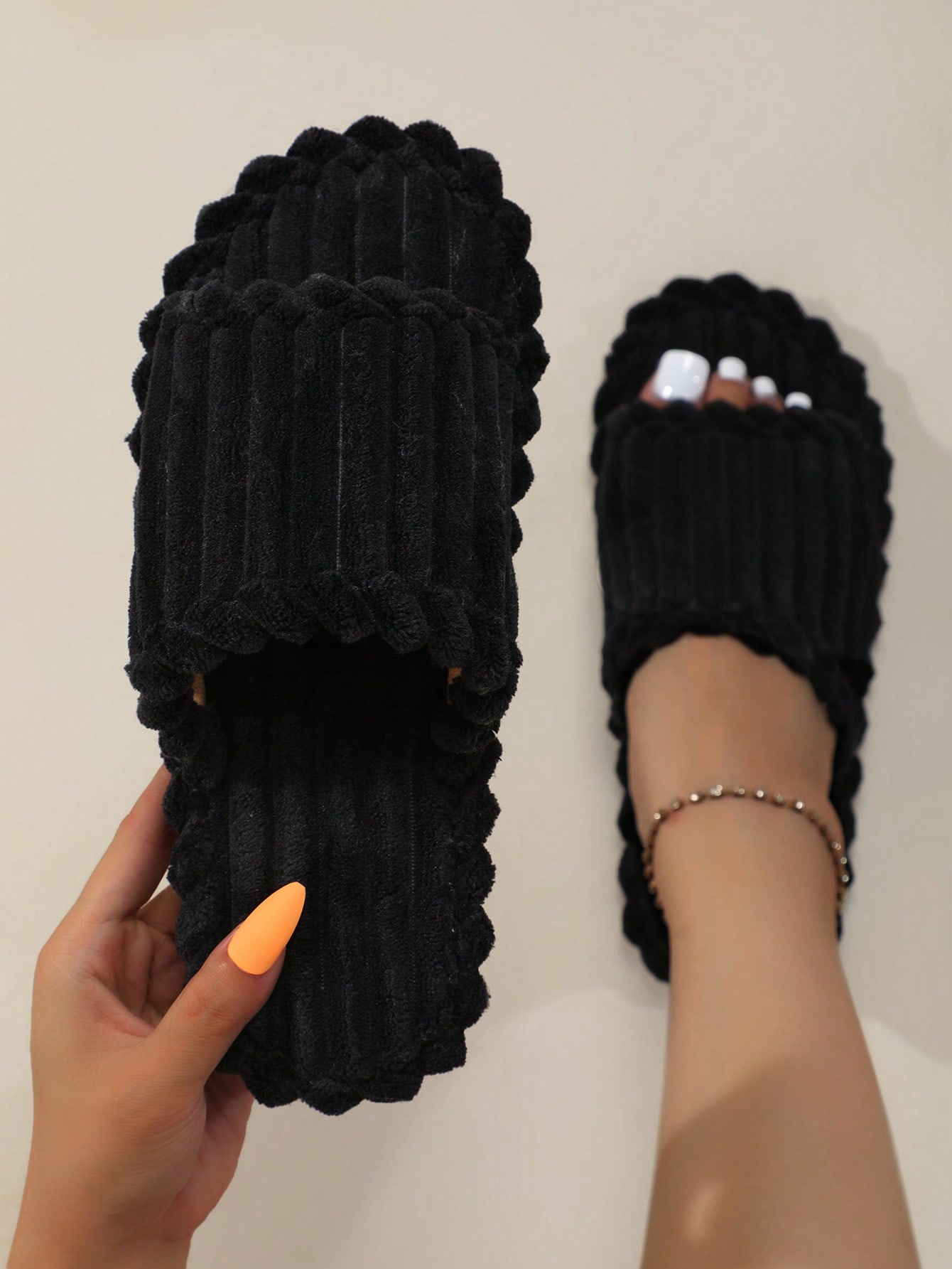 In Black Women Home Slippers