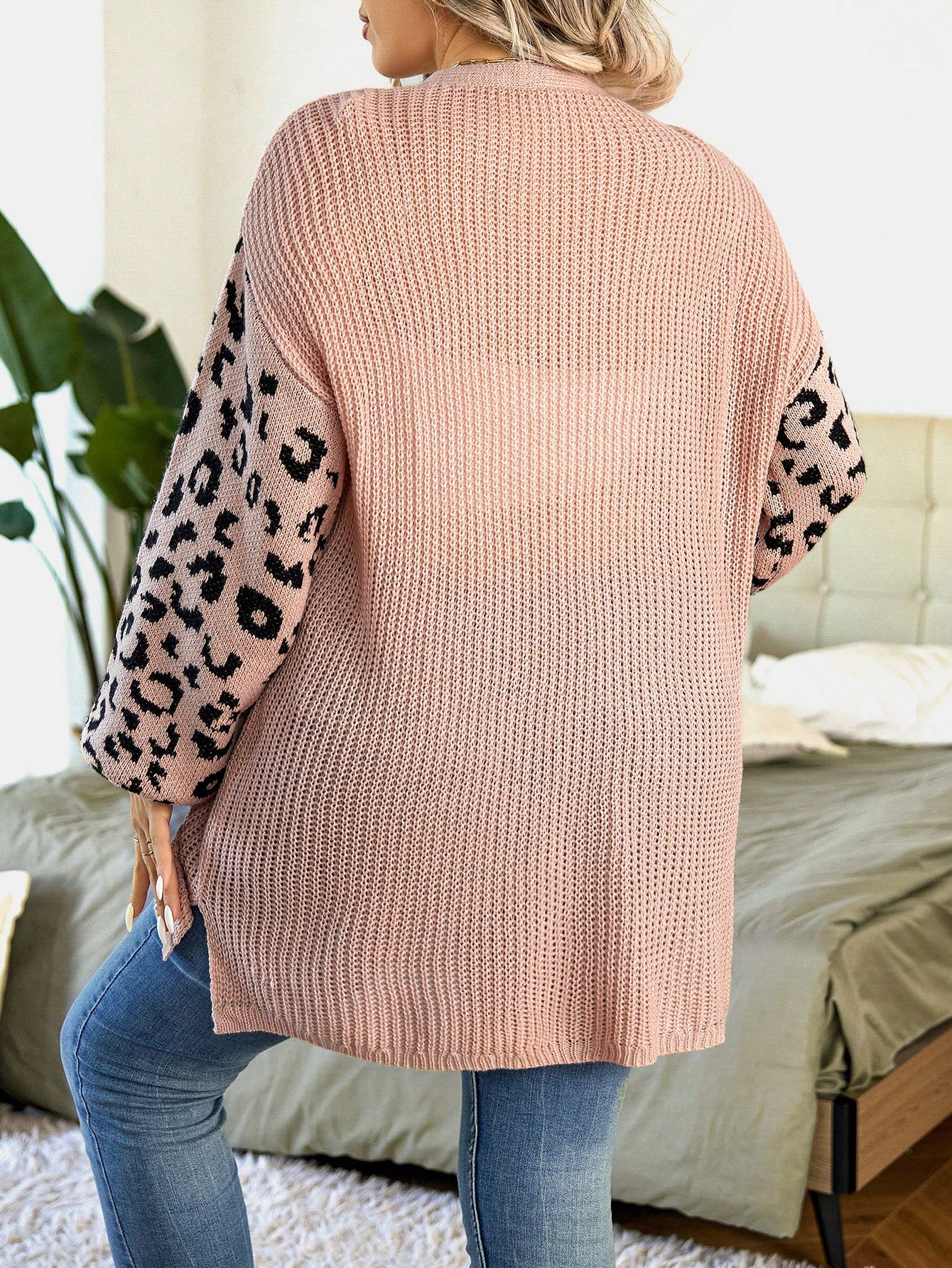 In Long Sleeve Plus Size Cardigans