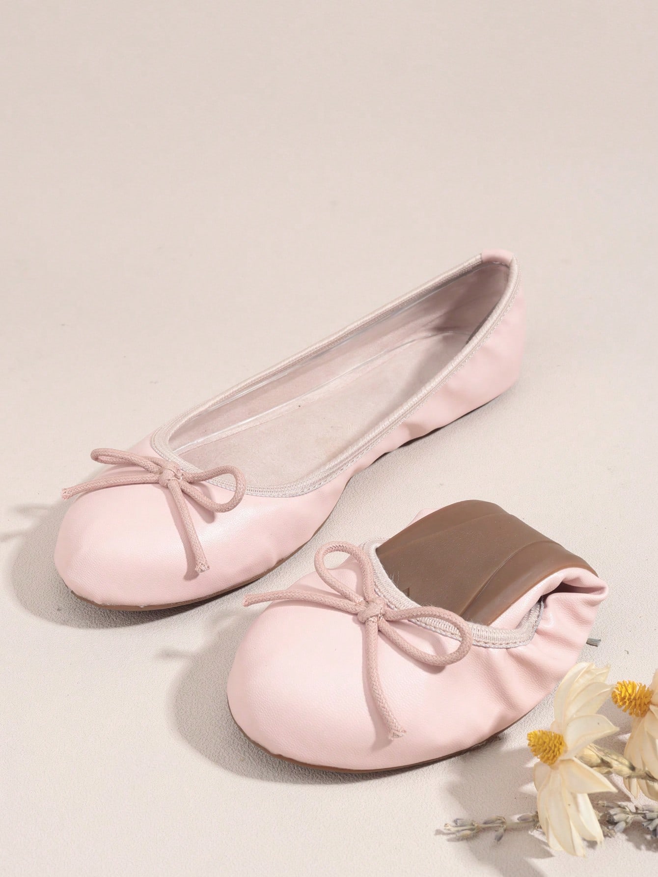 In Pink Women Flats