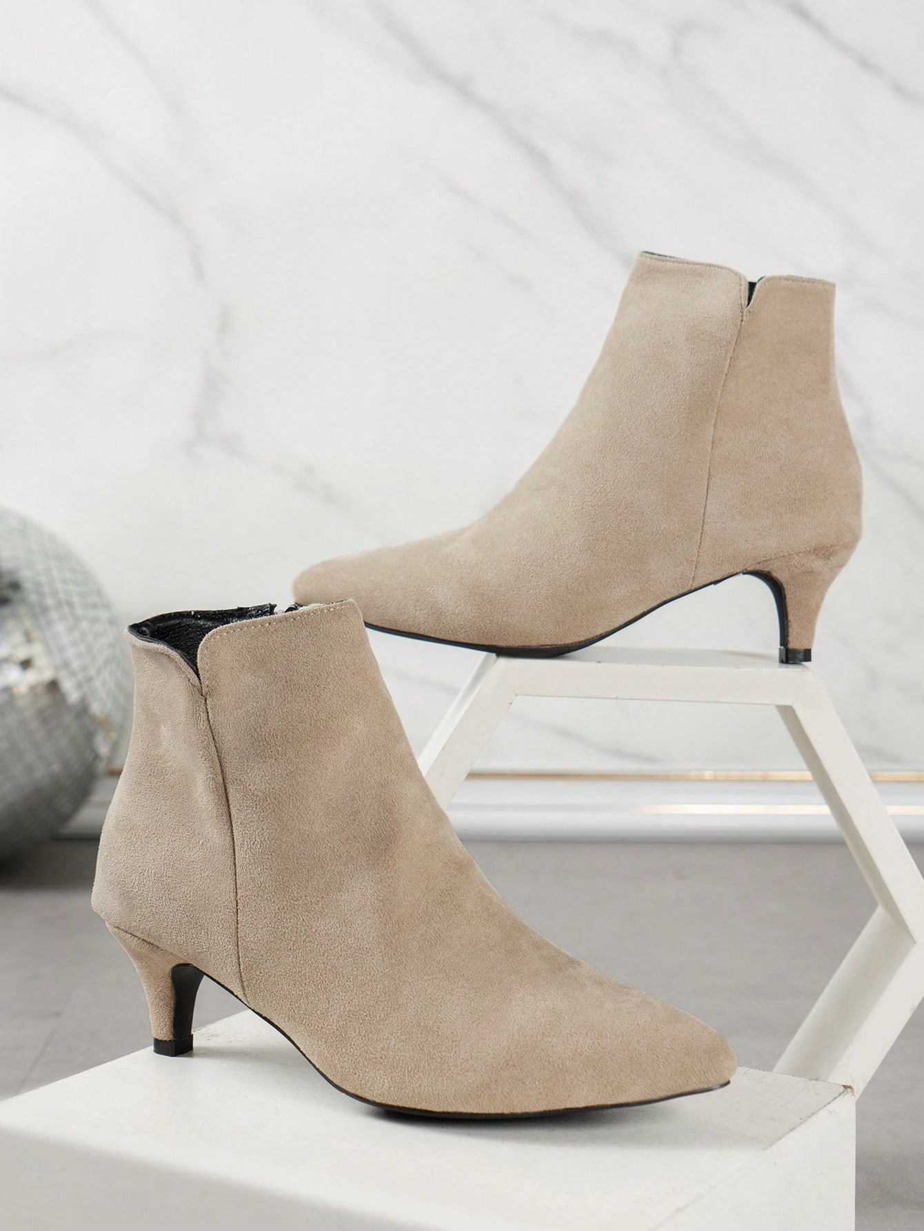 In Beige Women Fashion Boots