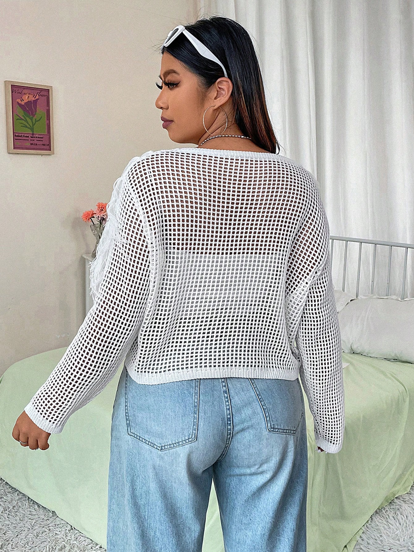 In White Plus Size Sweaters