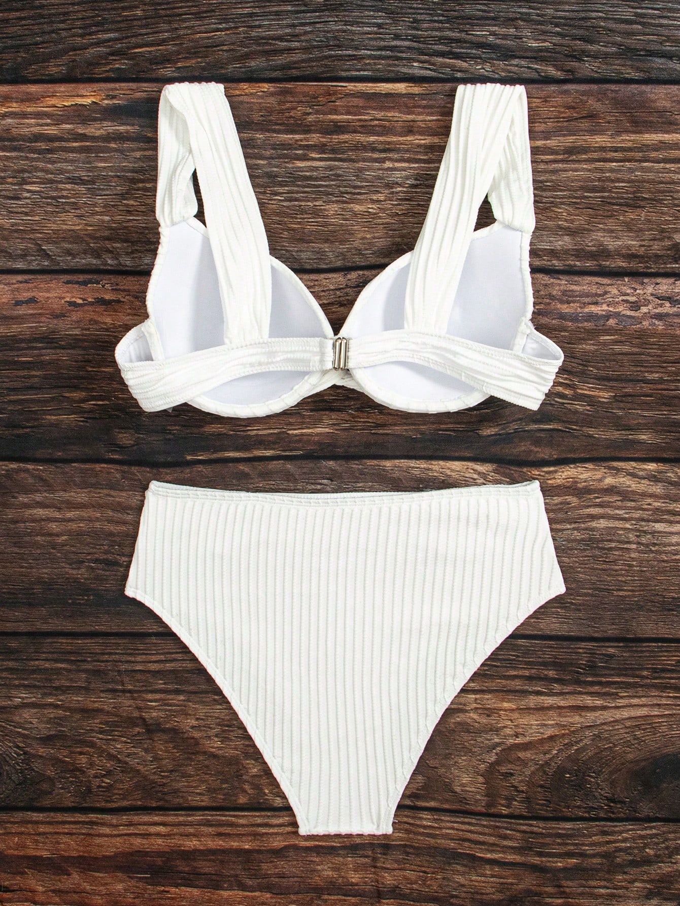 In White Women Bikini Sets