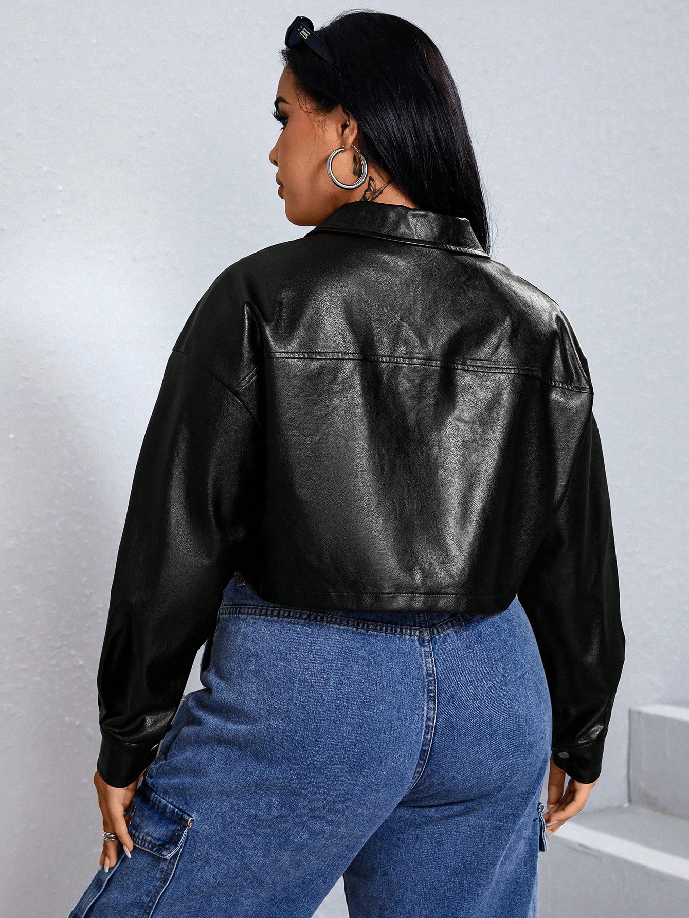 In Black Plus Size Jackets