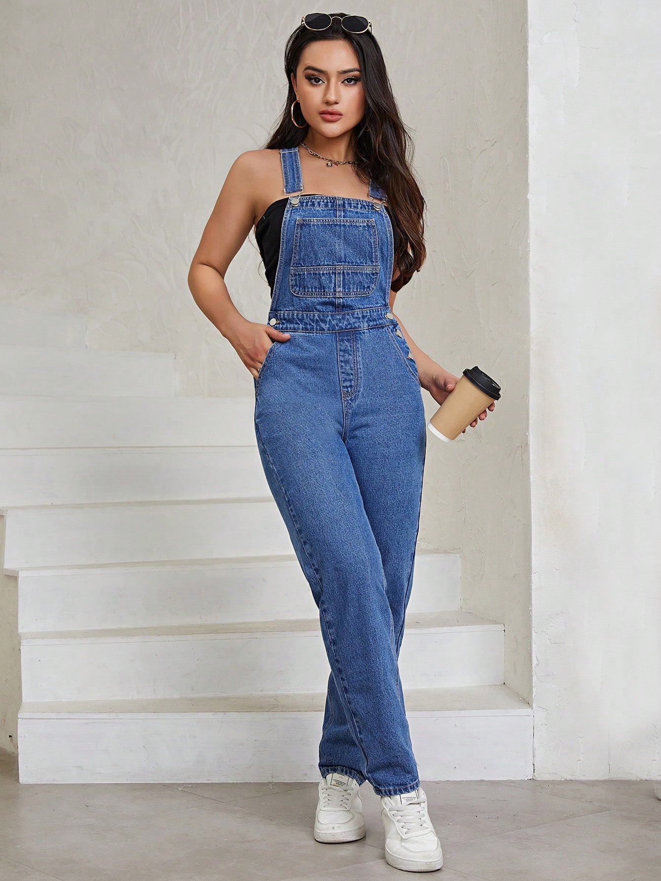 Women Denim Overalls & Jumpsuits