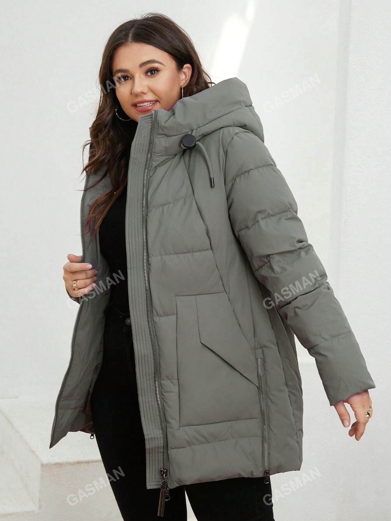 In Casual Plus Size Winter Coats