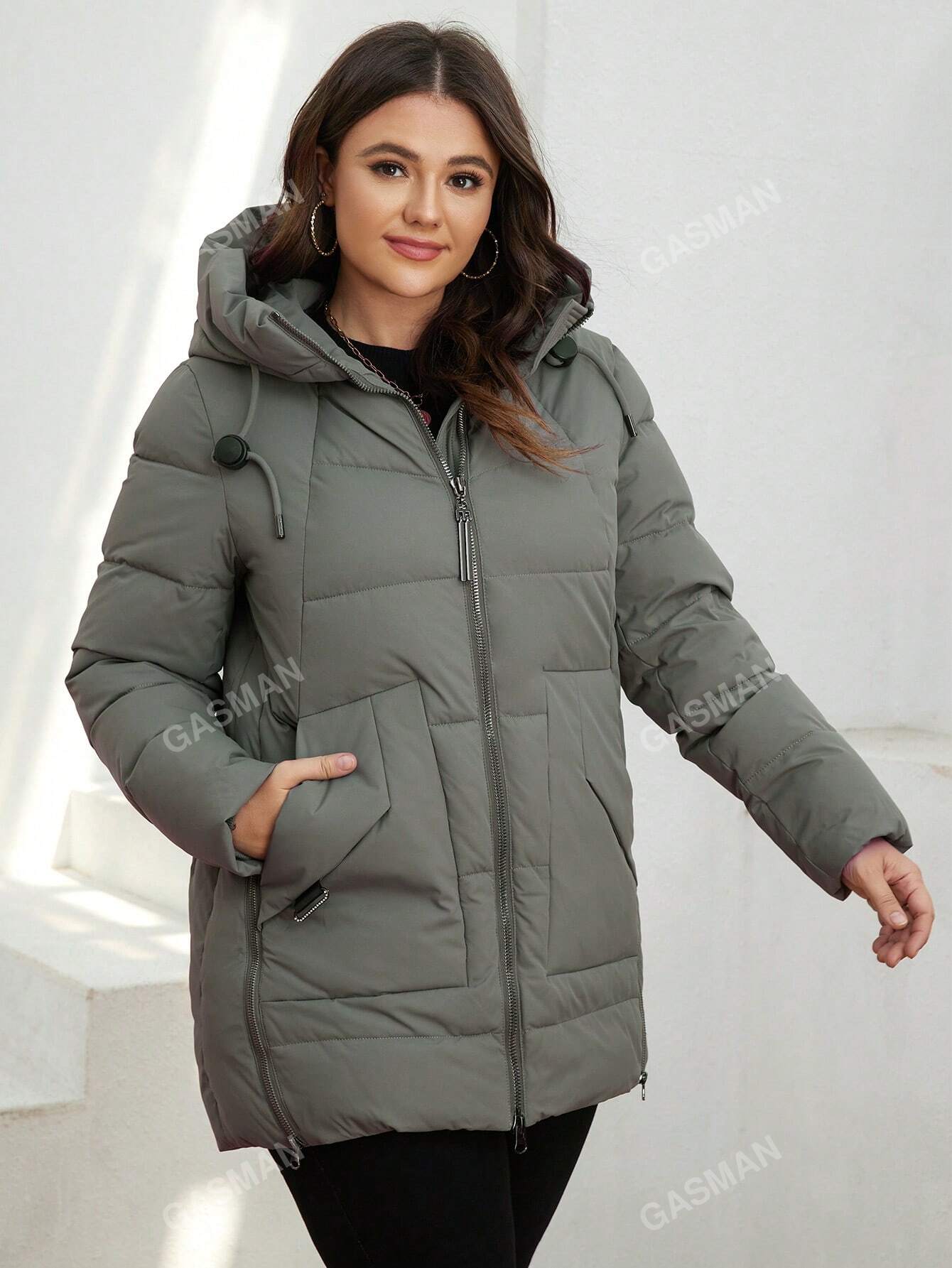 In Casual Plus Size Winter Coats