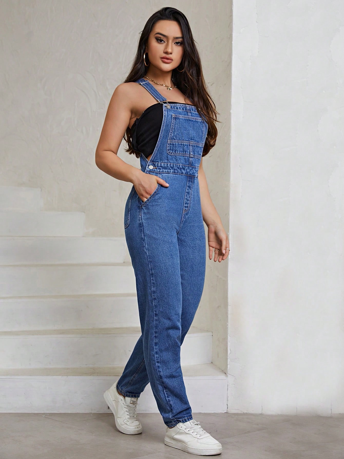 Women Denim Overalls & Jumpsuits