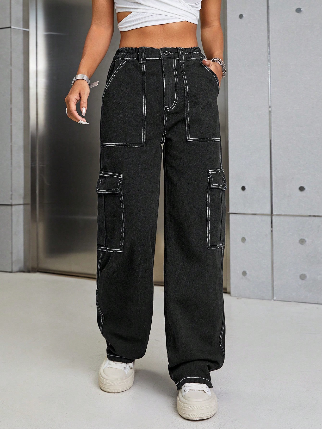 In Black Women Denim