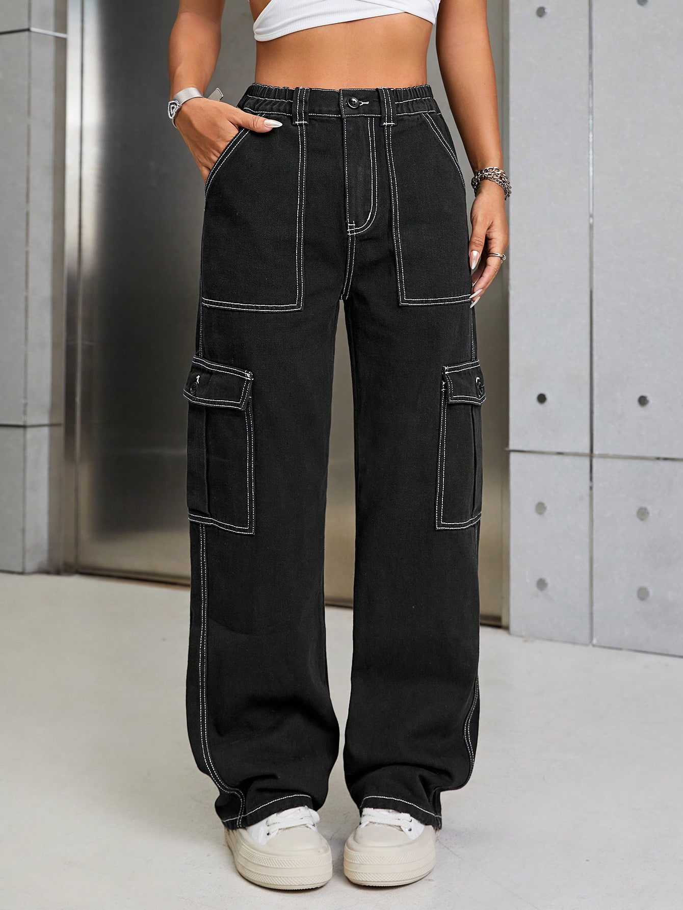 In Black Women Denim