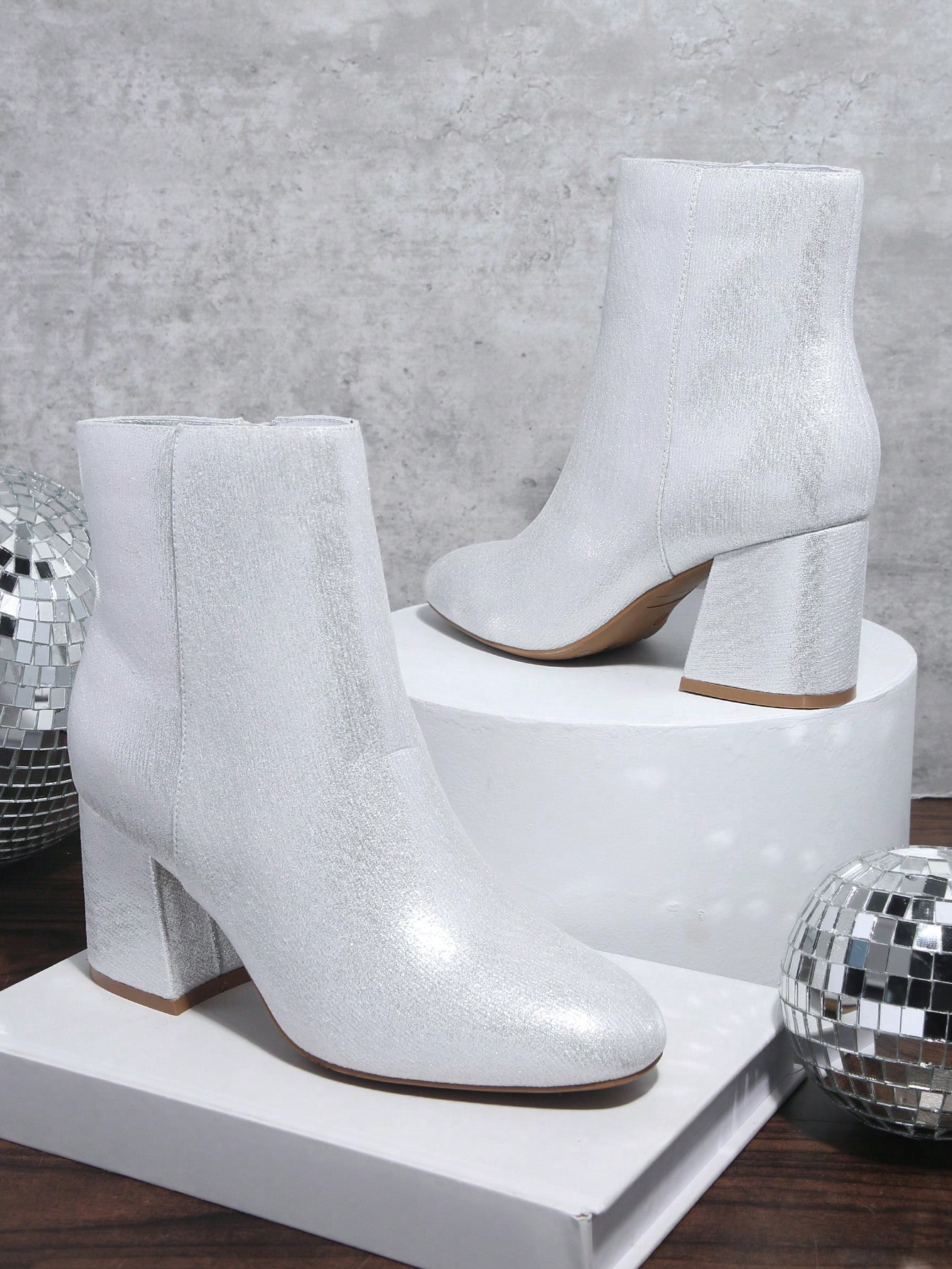 In Silver Women Ankle Boots & Booties