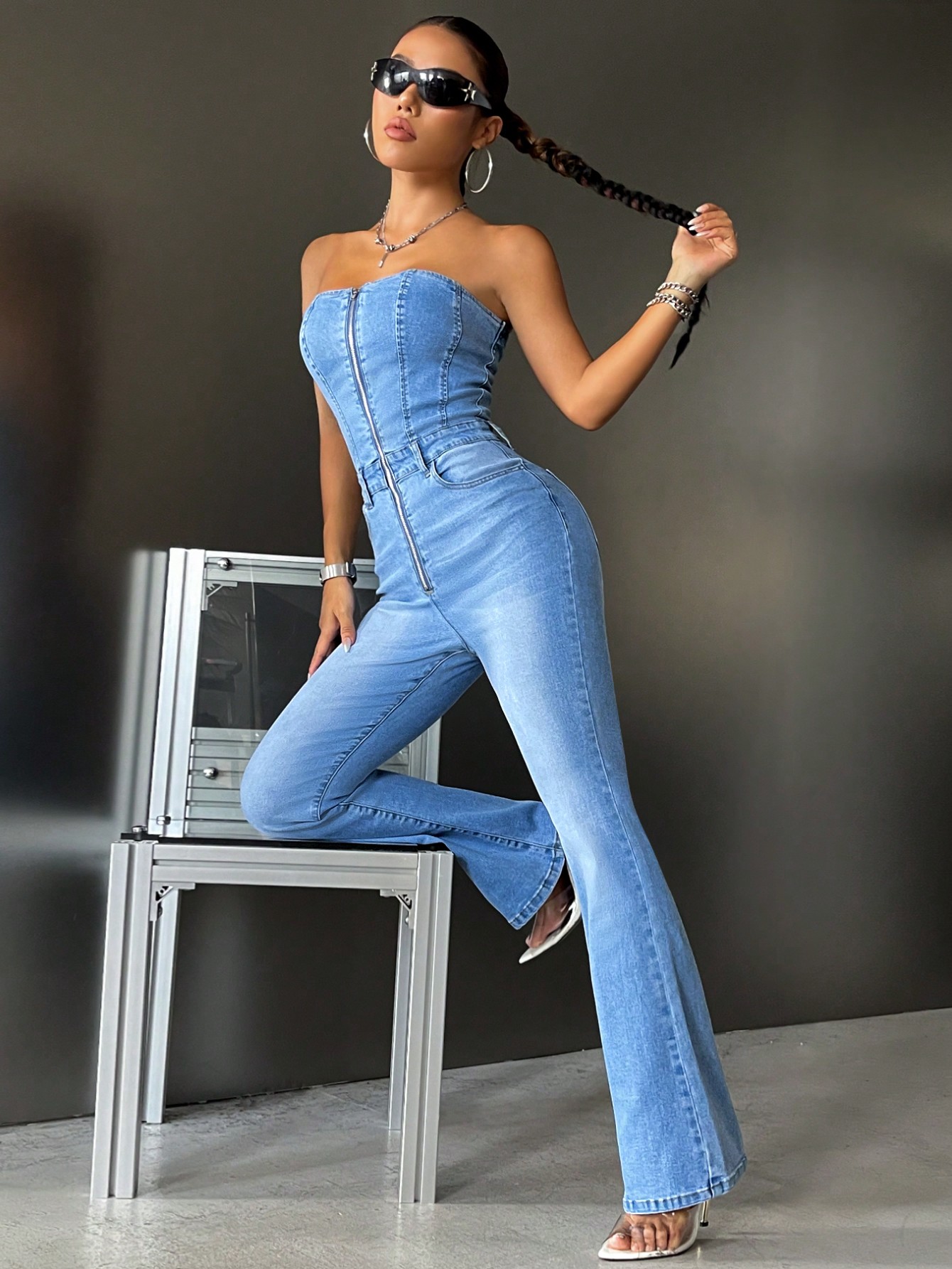 Women Denim Overalls & Jumpsuits