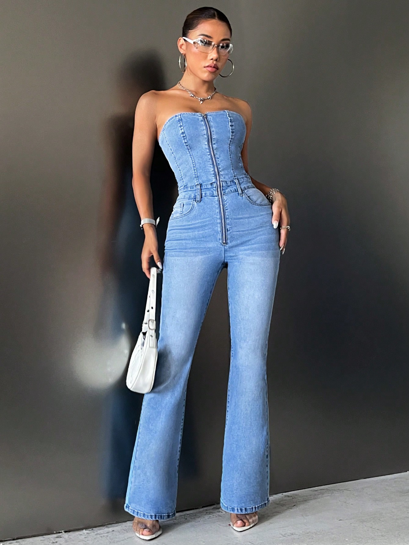 Women Denim Overalls & Jumpsuits