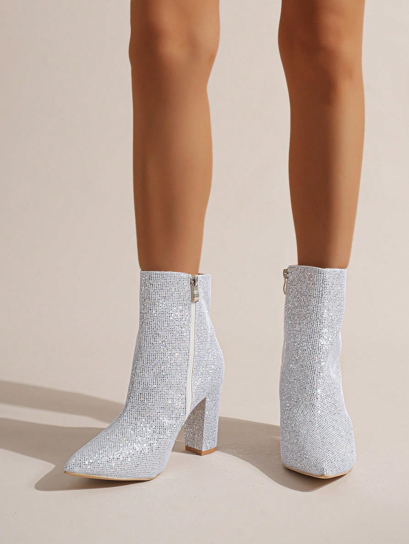 In Silver Women Ankle Boots & Booties