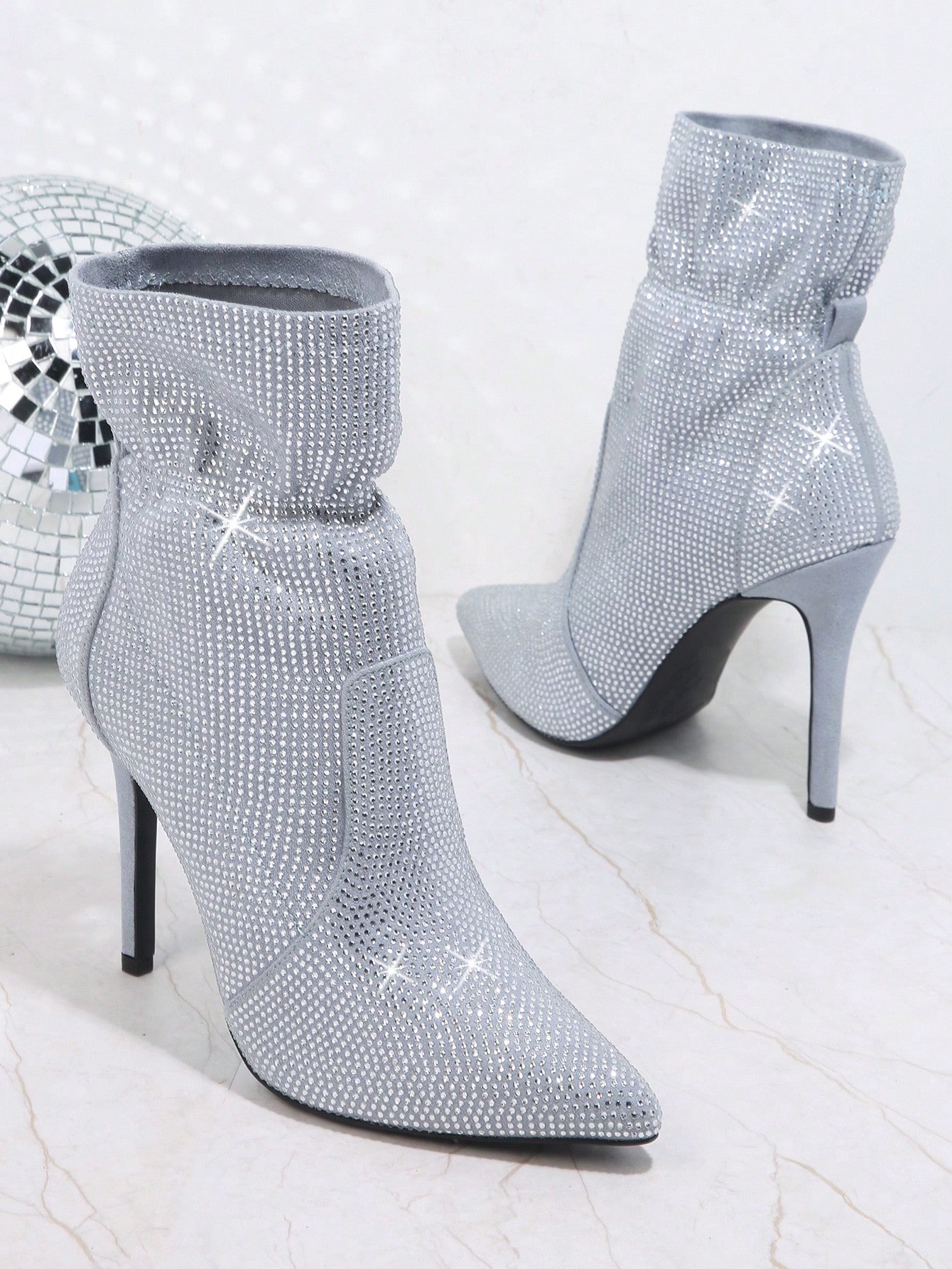 In Silver Women Ankle Boots & Booties