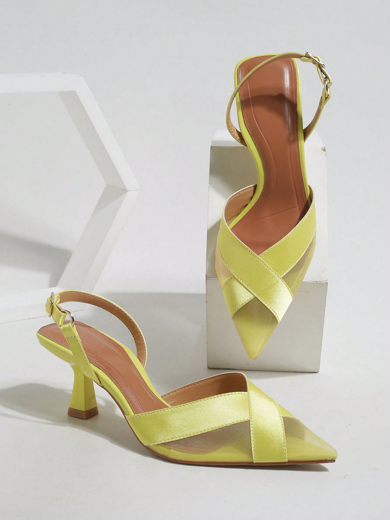 In Mustard Yellow Women Shoes