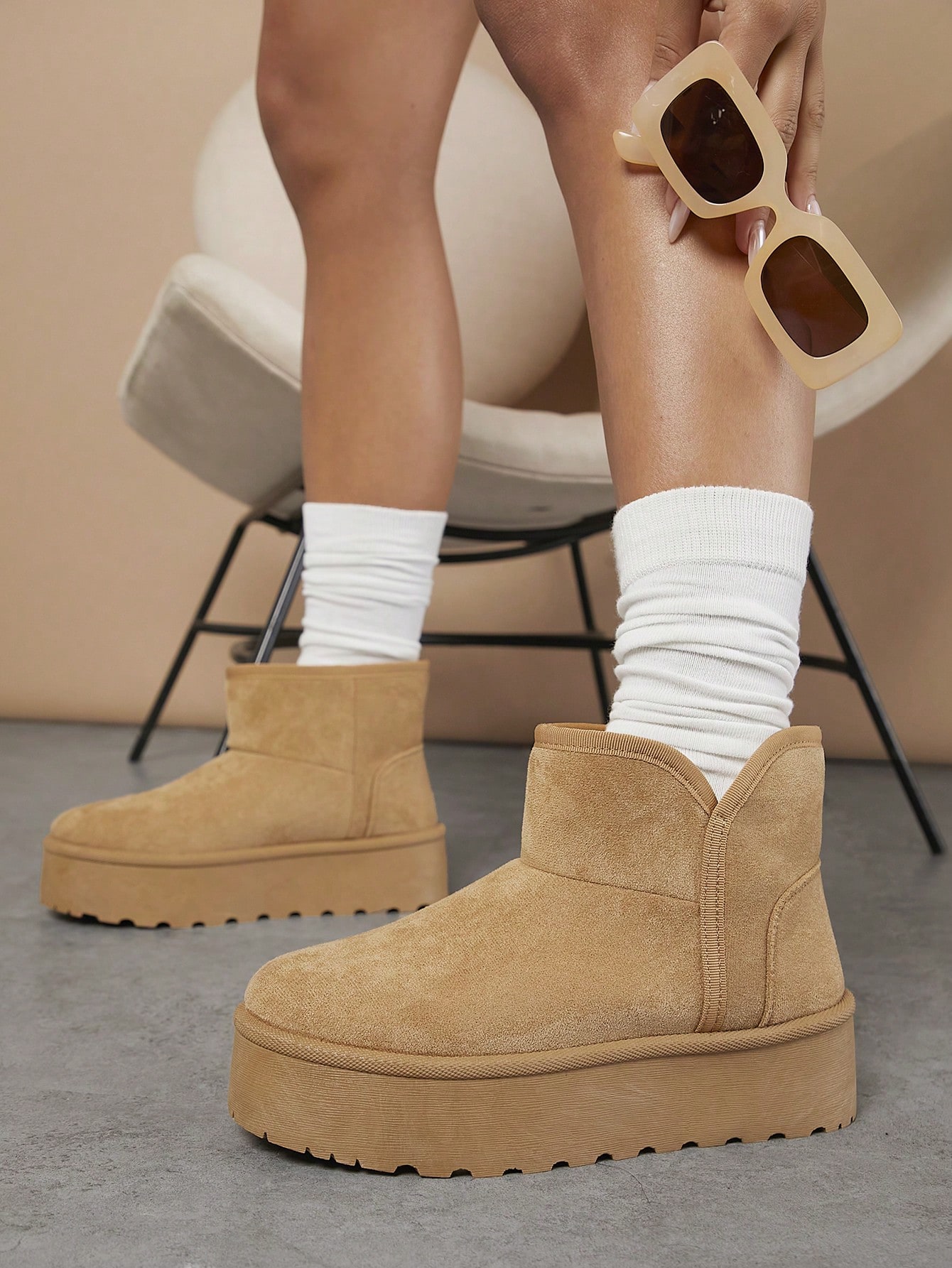 In Camel Women Fashion Boots