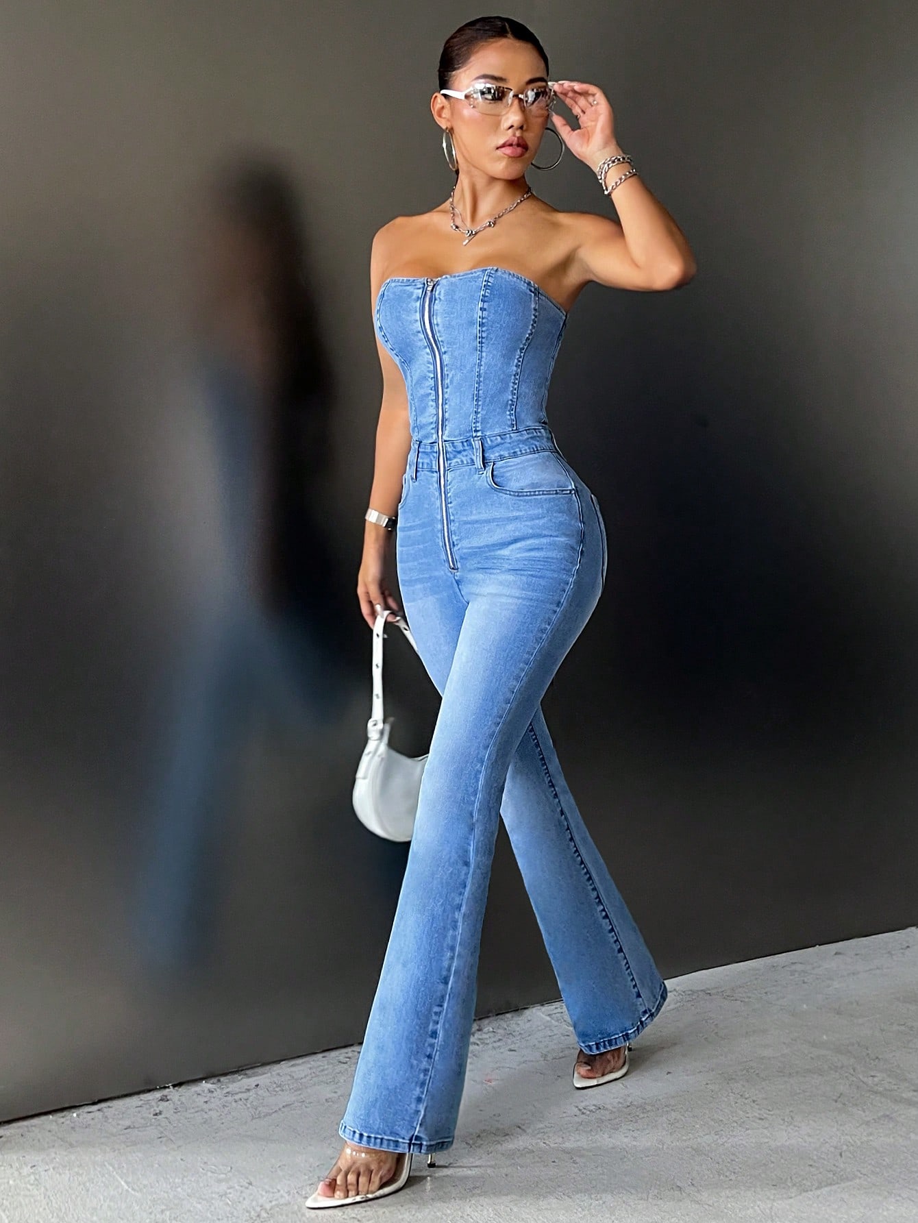 Women Denim Overalls & Jumpsuits