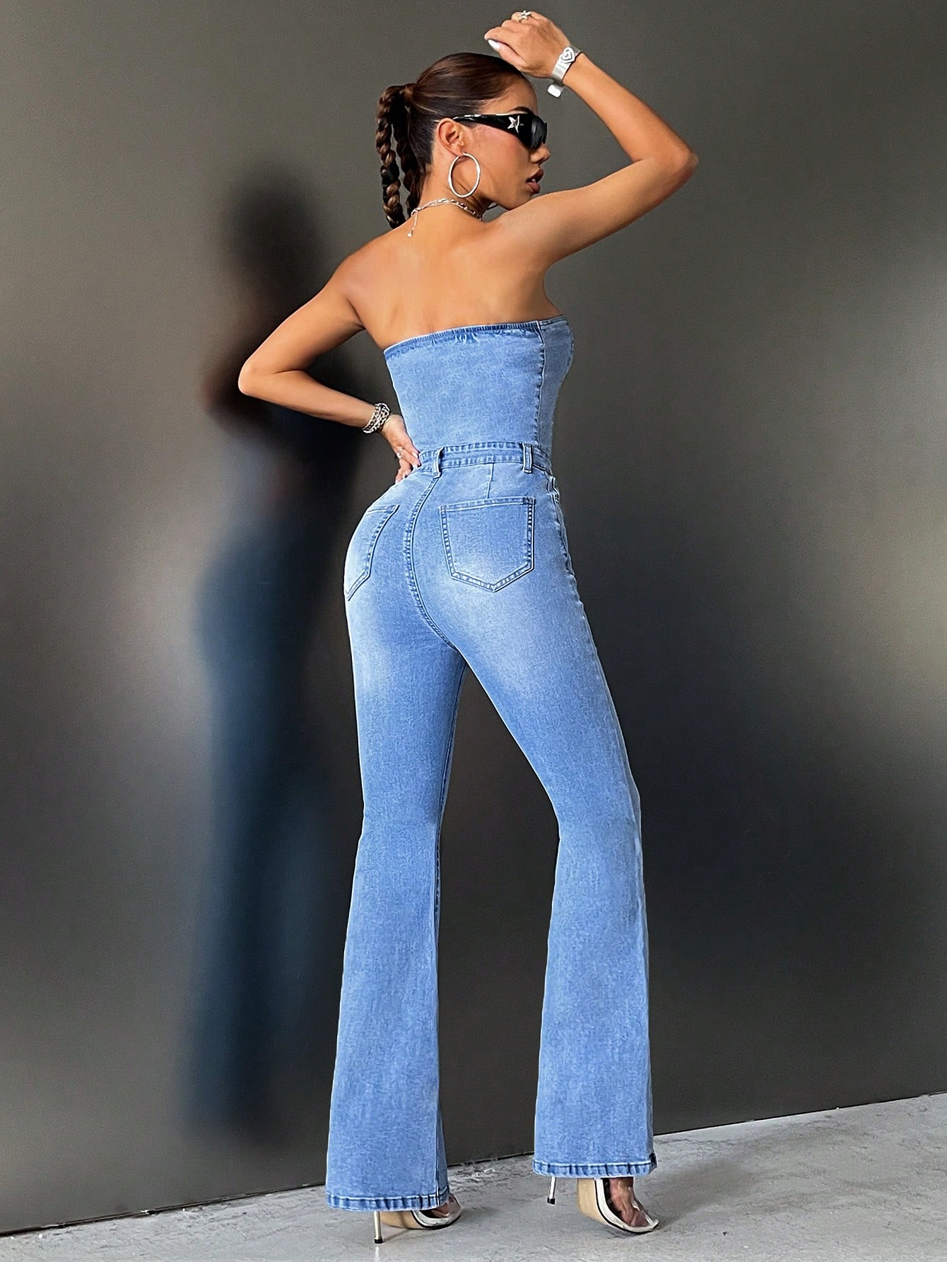 Women Denim Overalls & Jumpsuits