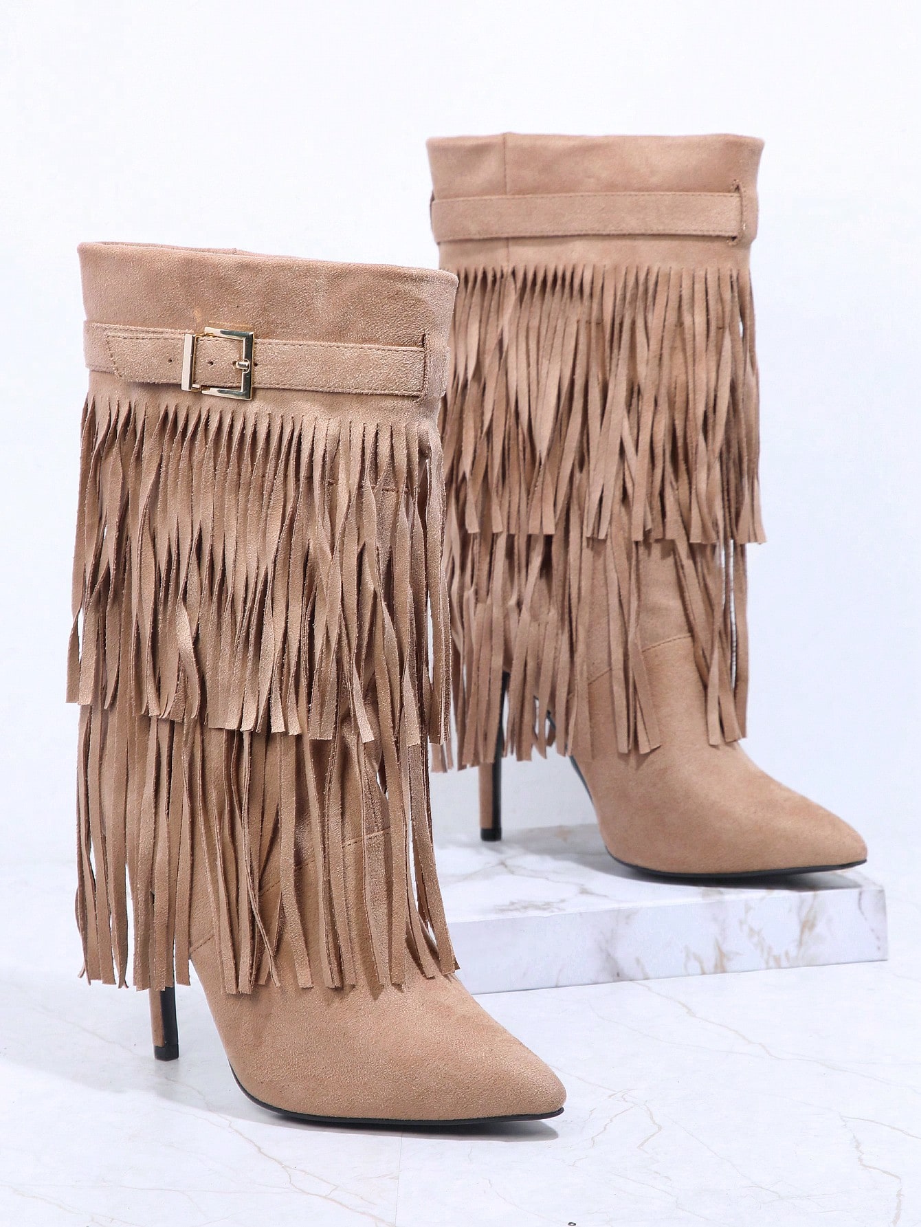 In Camel Women Fashion Boots