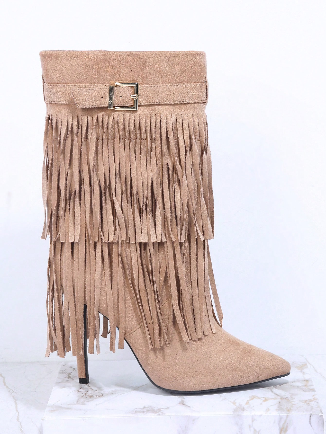 In Camel Women Fashion Boots