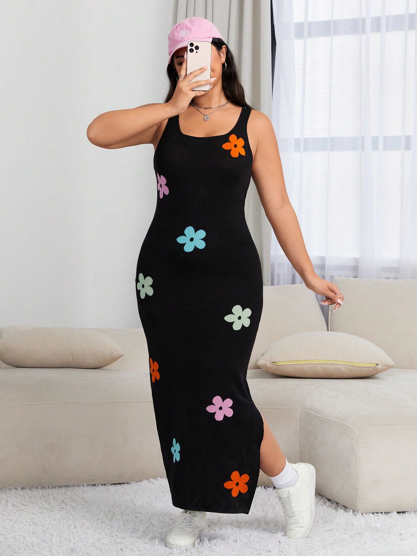 In Casual Plus Size Sweater Dresses