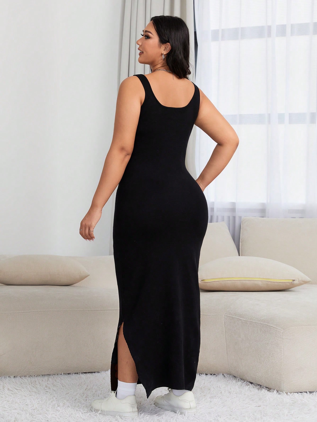 In Casual Plus Size Sweater Dresses