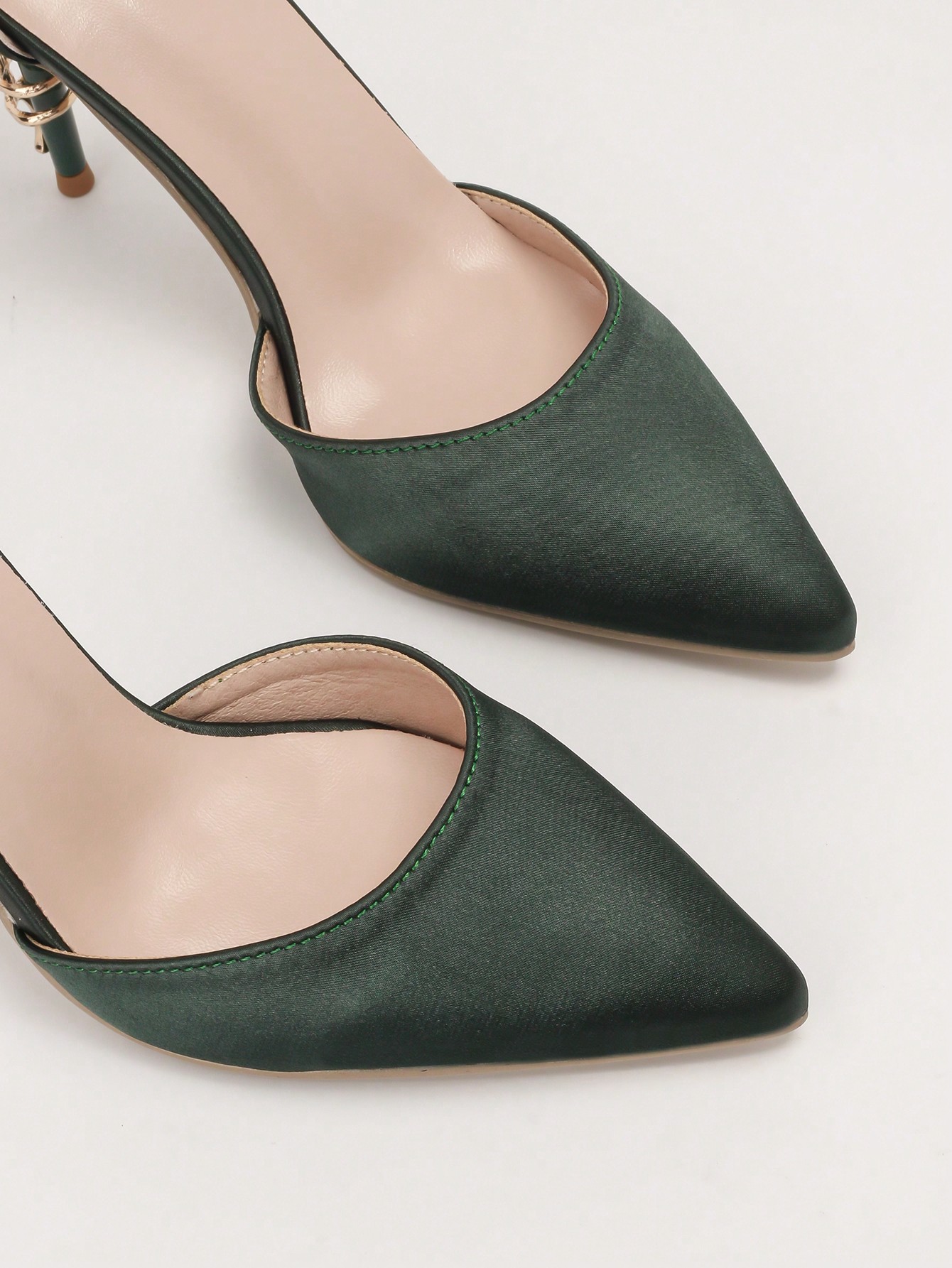 In Dark Green Women Shoes