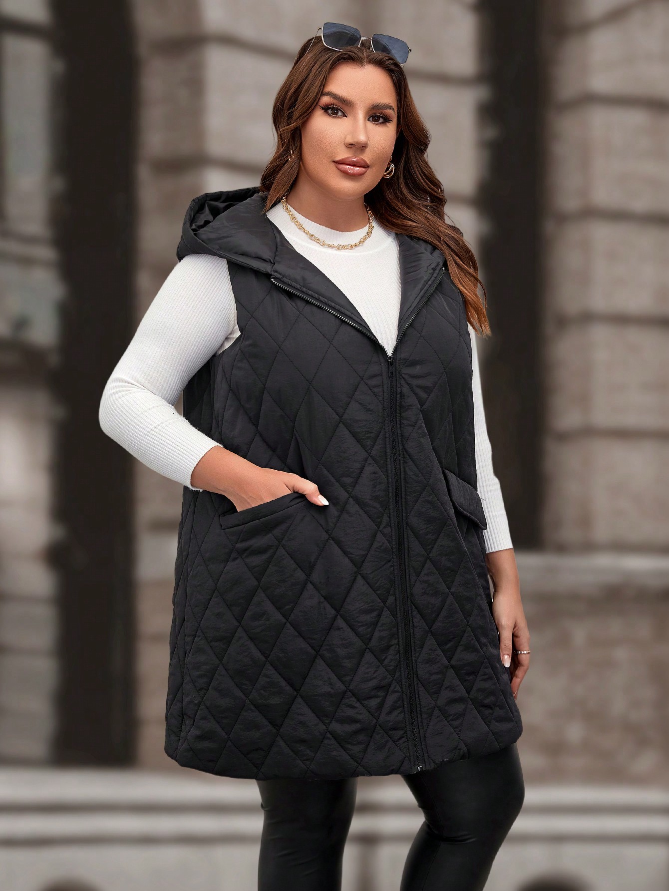 In Casual Plus Size Winter Coats