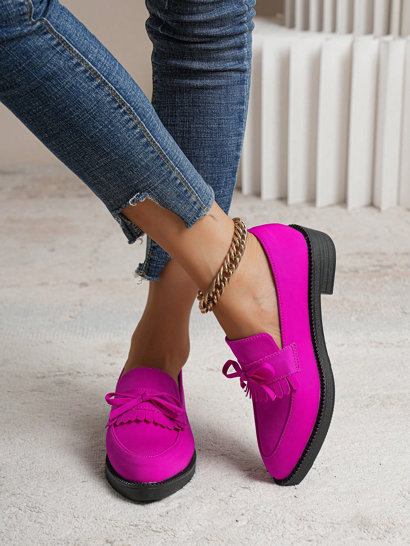 In Hot Pink Women Flats