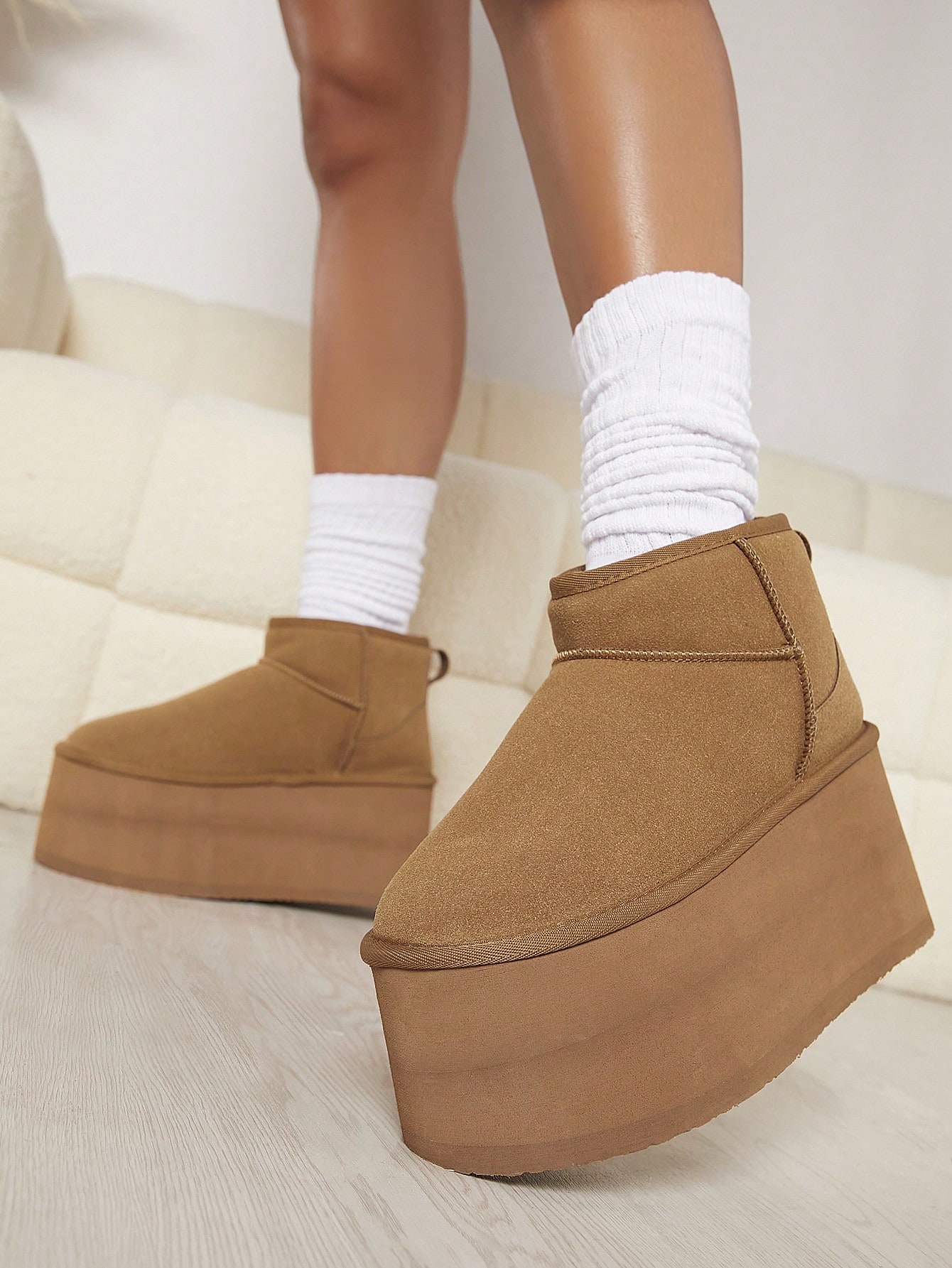 In Camel Women Fashion Boots