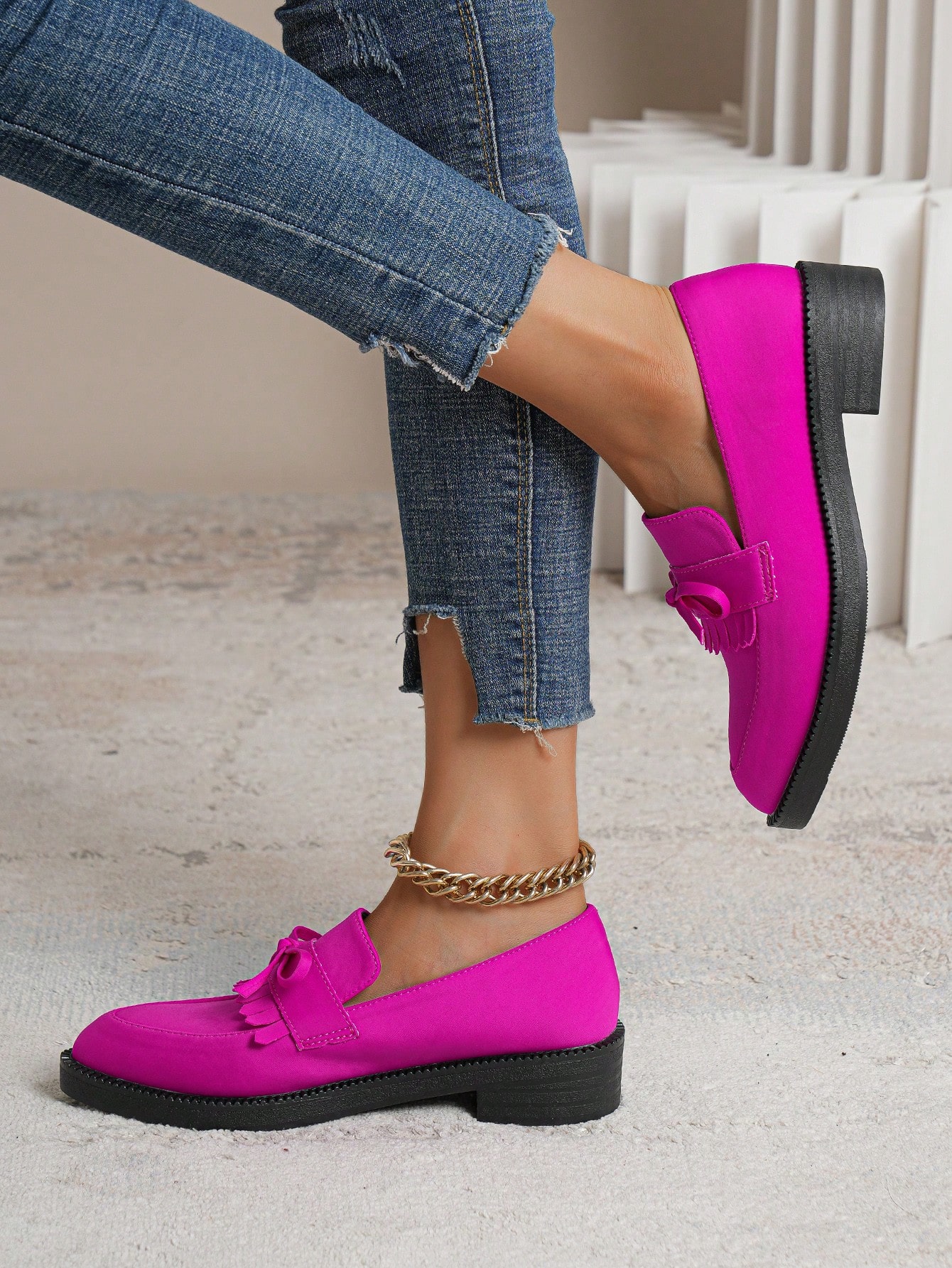 In Hot Pink Women Flats