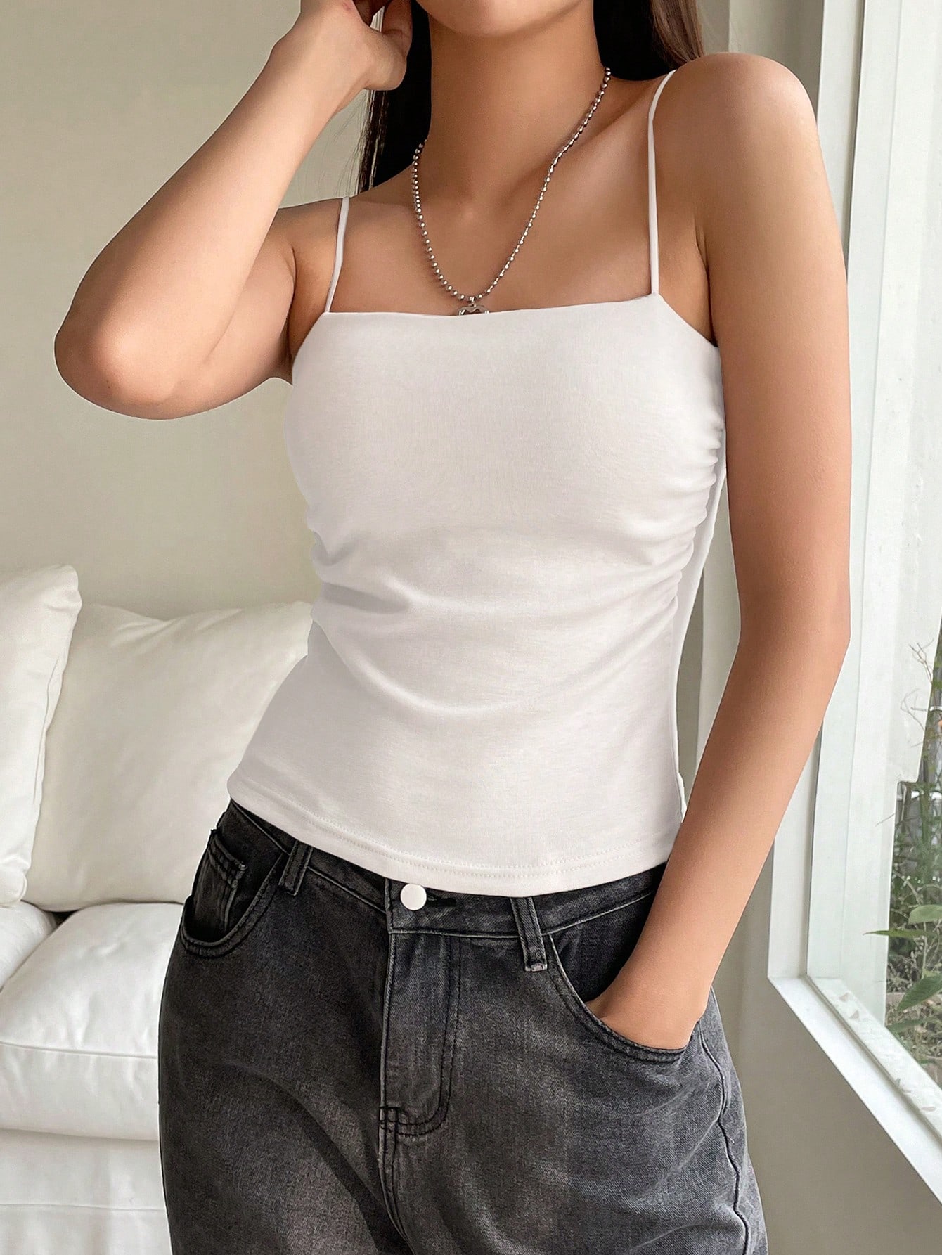 In Beige Women Tank Tops & Camis