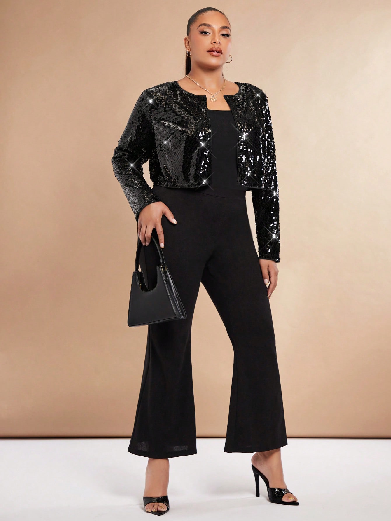 In Black Plus Size Jackets