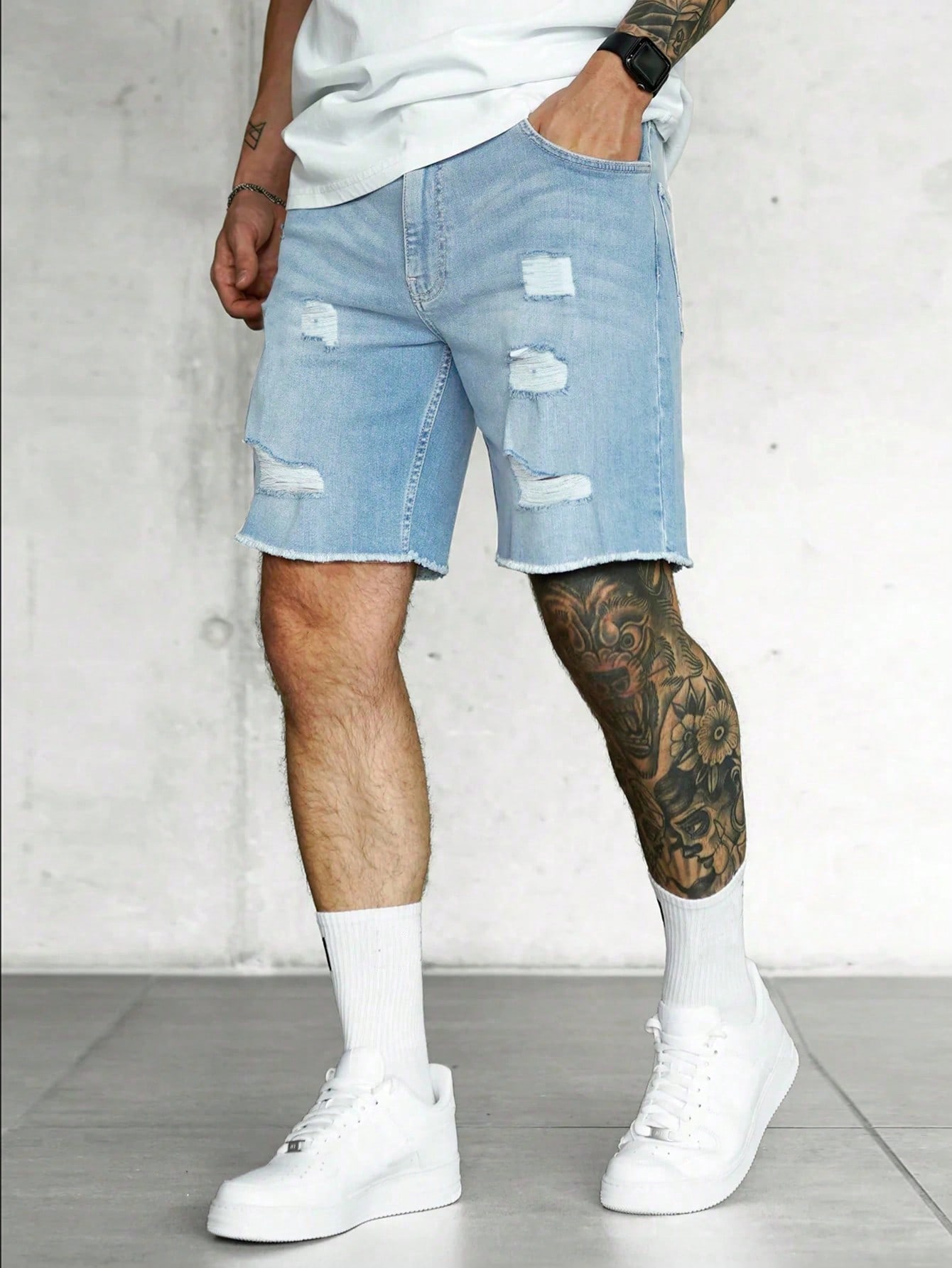 Men Denim Shorts