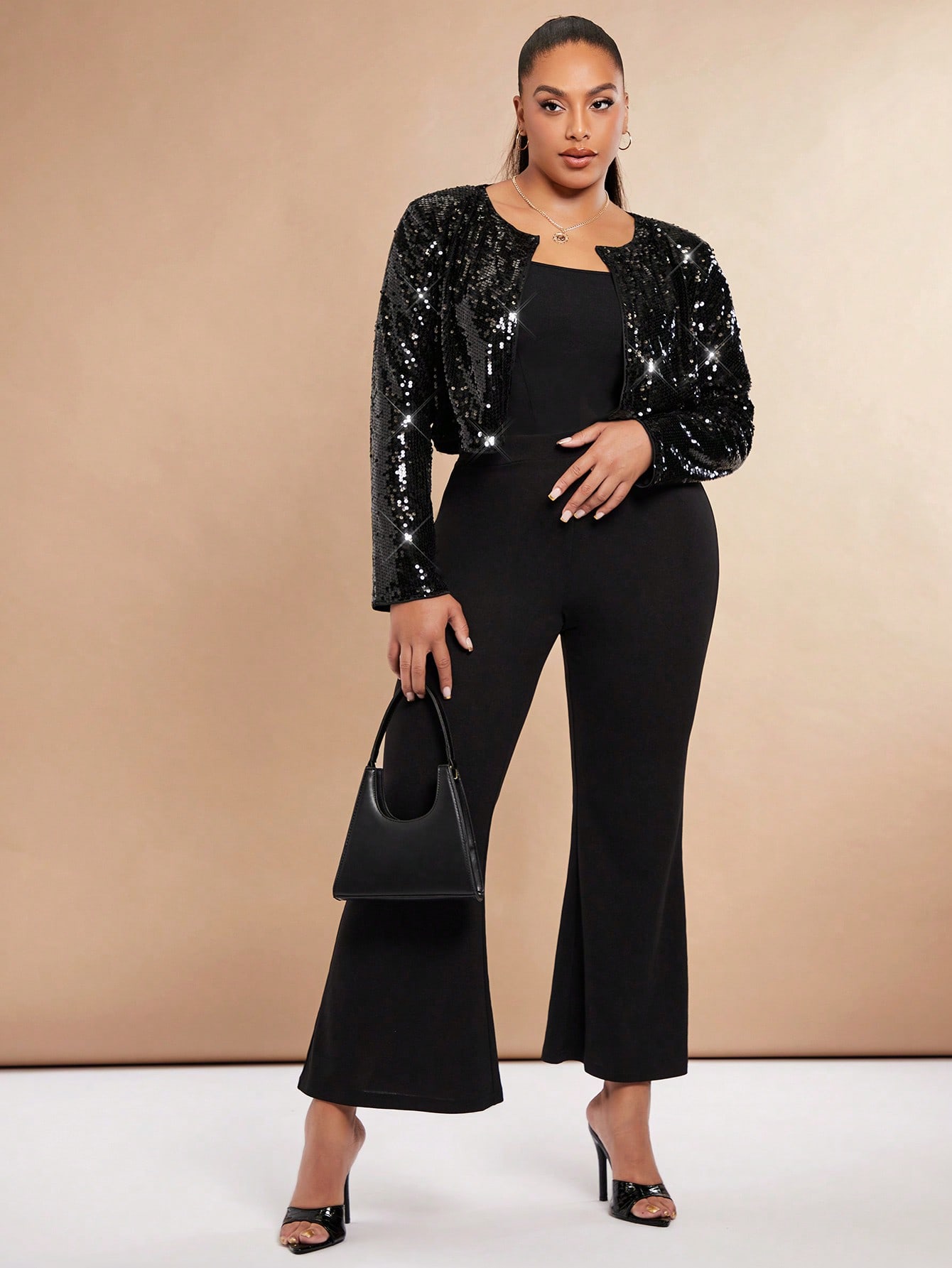 In Black Plus Size Jackets